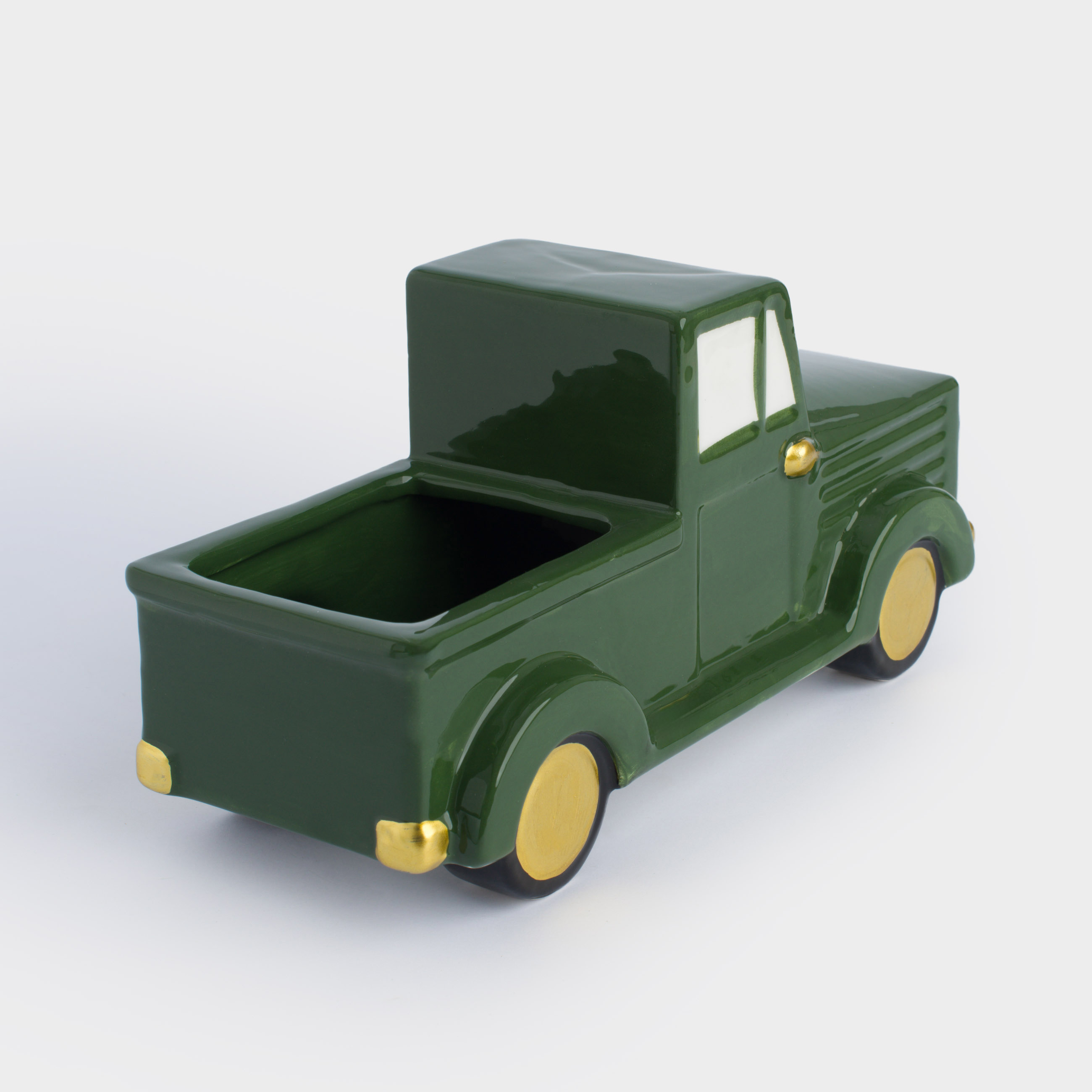 Candy bowl, 24x18 cm, ceramic, green, Car, Car, image-4