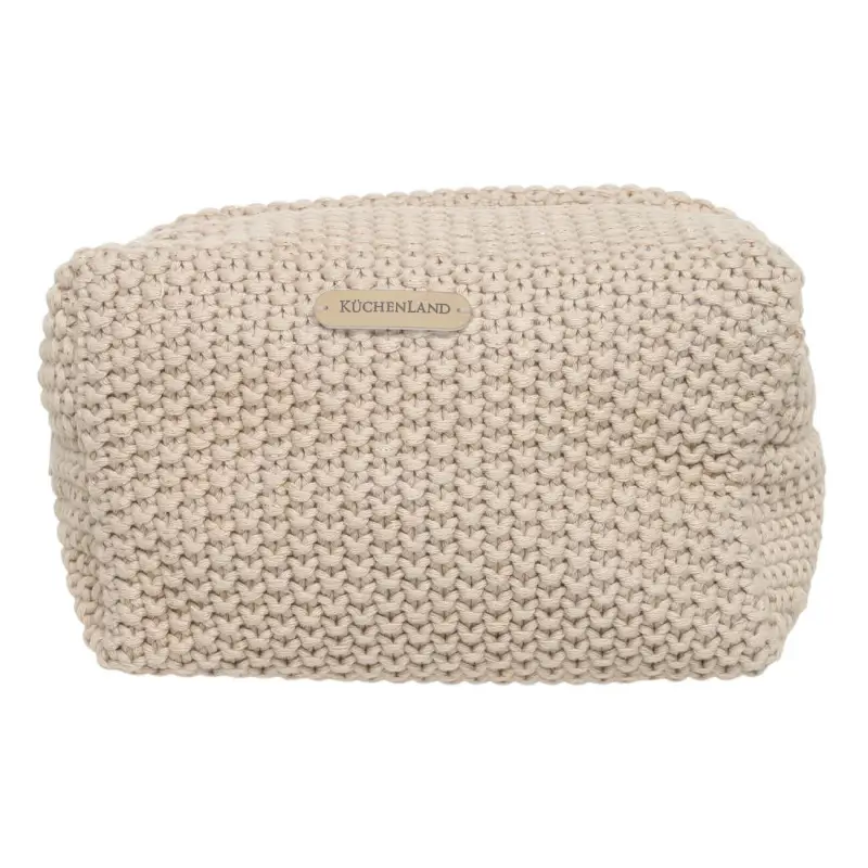 Cosmetic bag, 20x13 cm, cotton, beige, Node