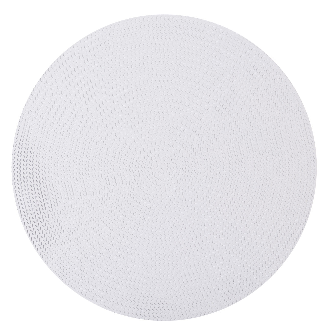 Placemat, 38 cm, PVC, round, silver, Azhur, image-0