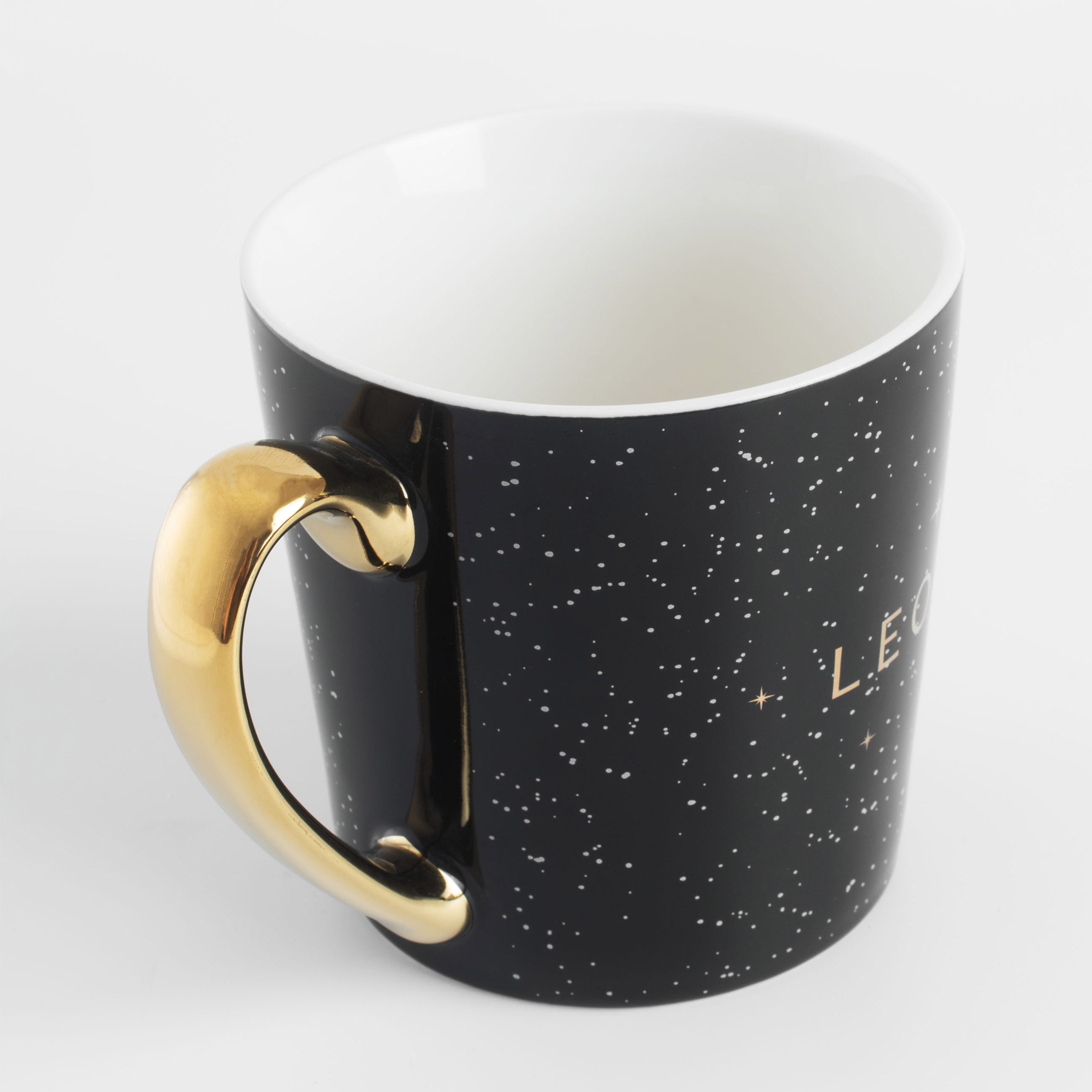 Mug, 500 ml, porcelain N, black, Lion, Zodiac изображение № 2