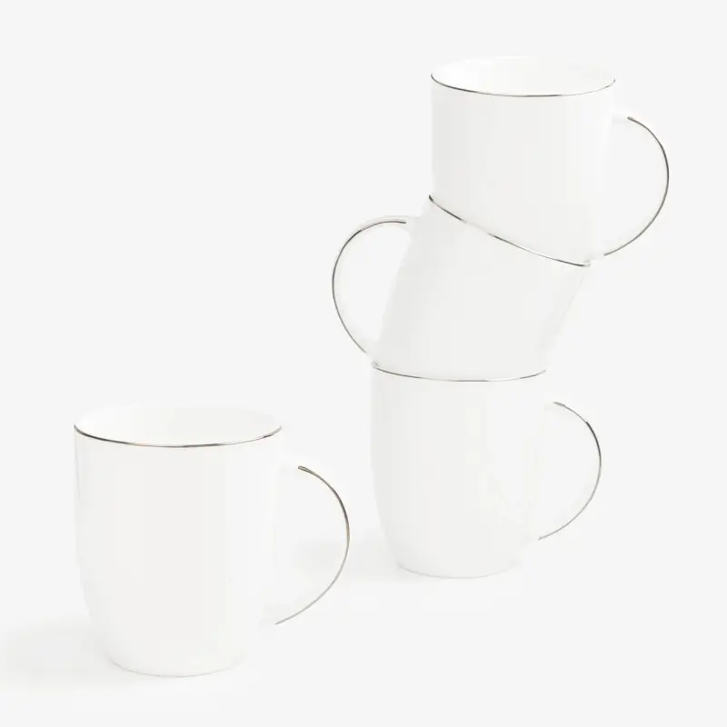 Mug, 400 ml, 4 pcs, porcelain F, Antarctica
