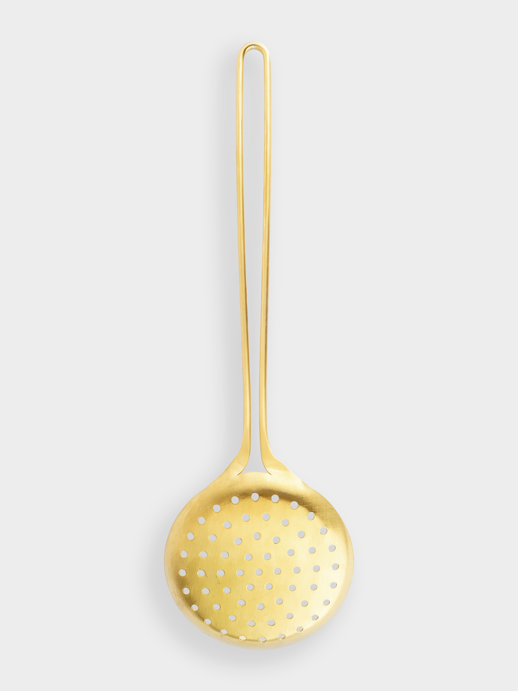 Skimmer, 37 cm, steel, gold, Device gold, image-0