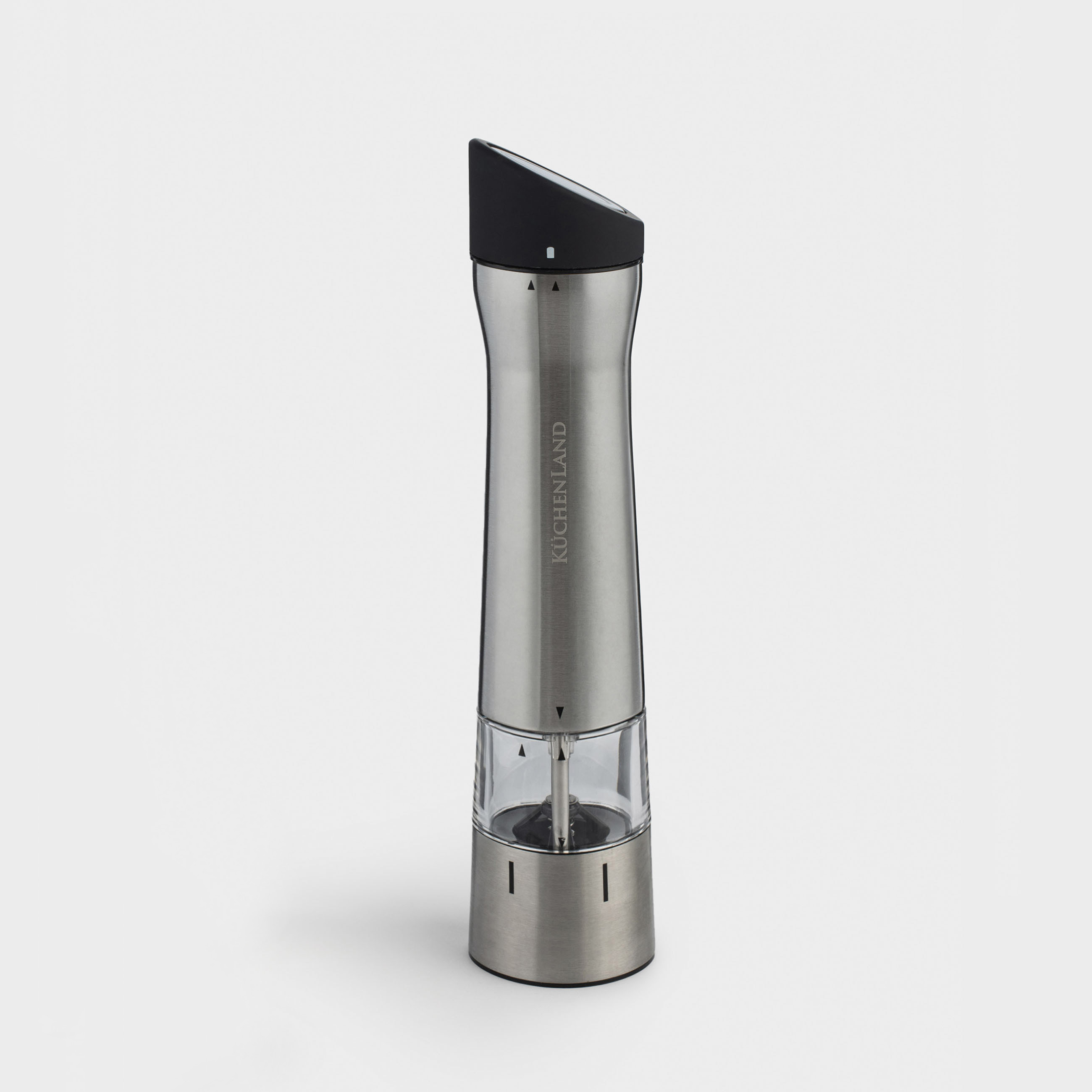 Spice mill, 24 cm, electric, steel / plastic, LED B, beveled, Classic, image-0