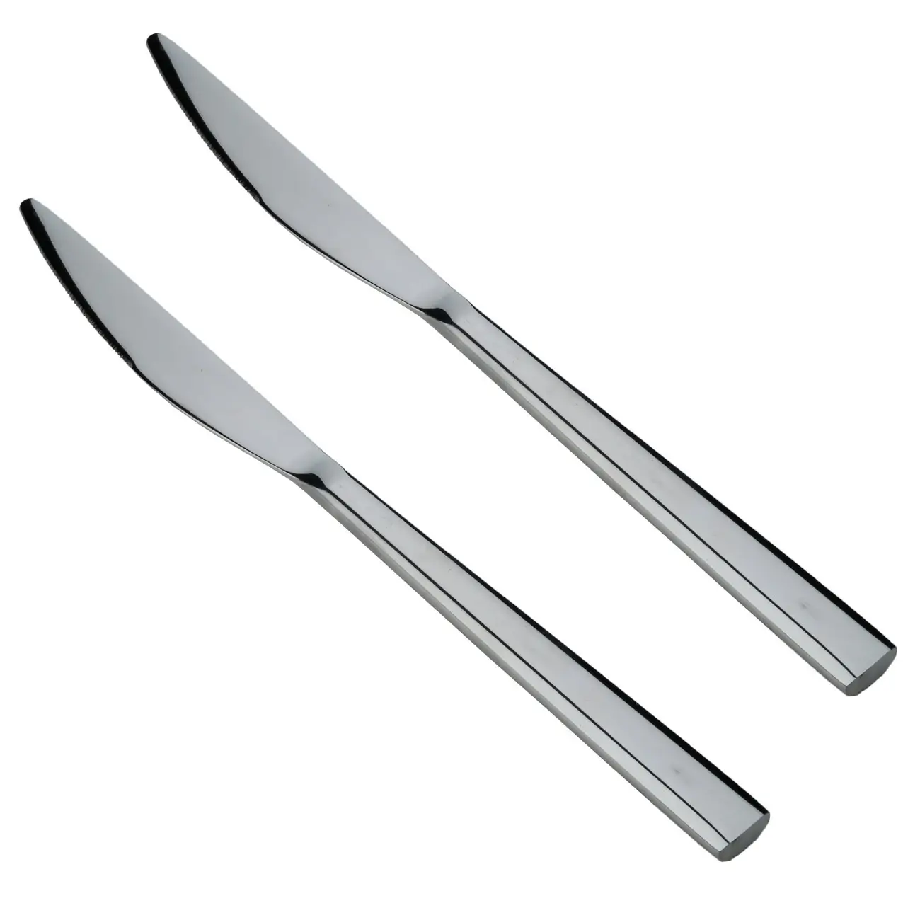 Table knife, 2 pcs, steel, Rome, image-0