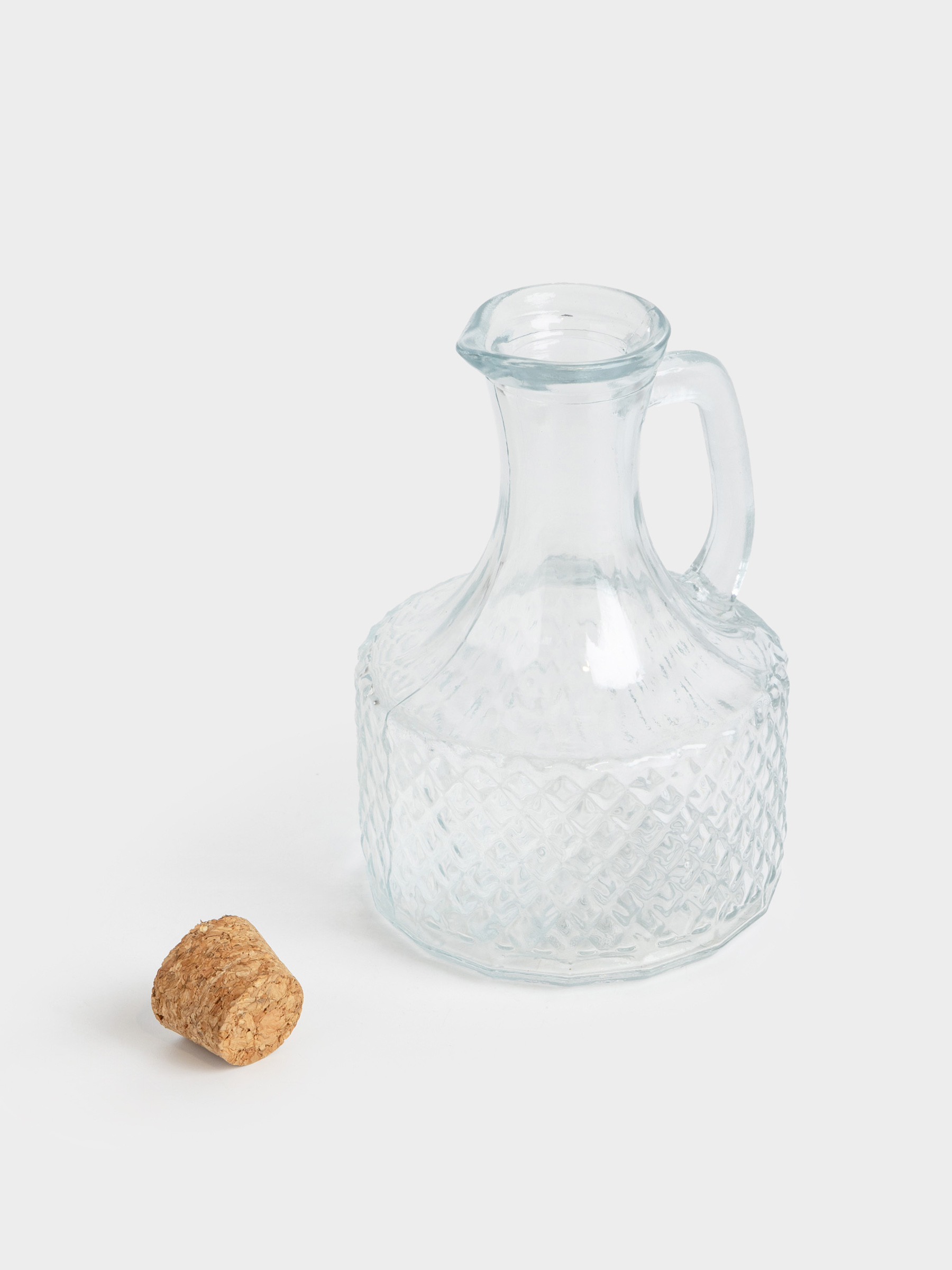 Oil or vinegar container, 400 ml, with handle, glass R / stopper, Naiad, image-5