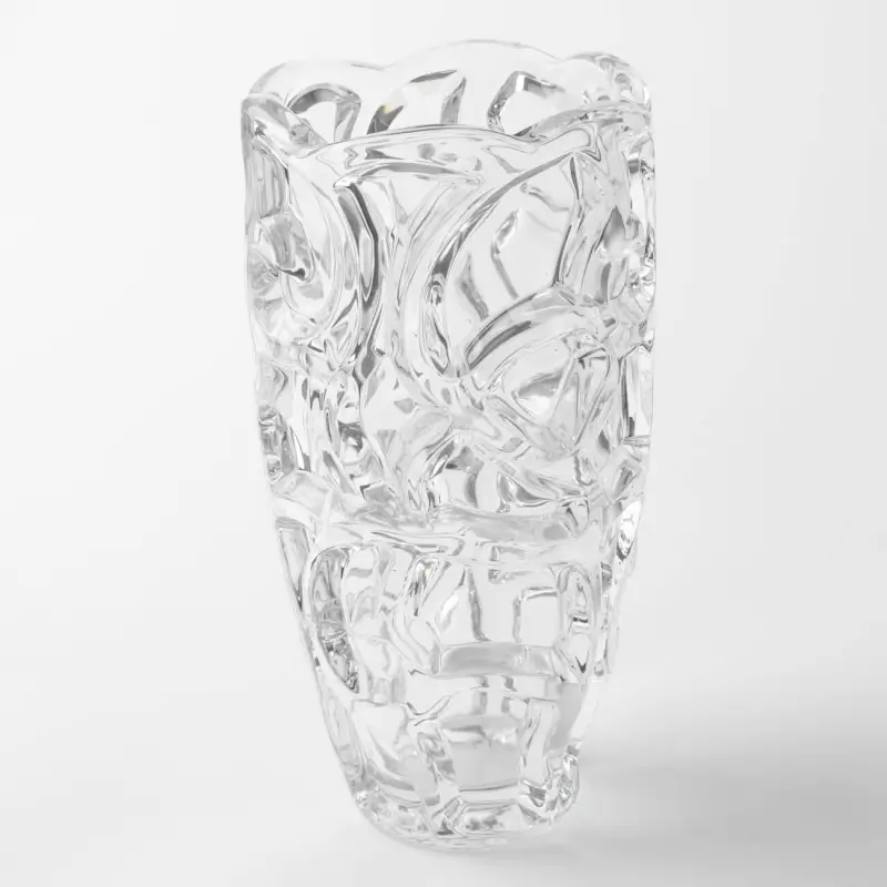 Flower vase, 29 cm, glass R, Patterns, Gala