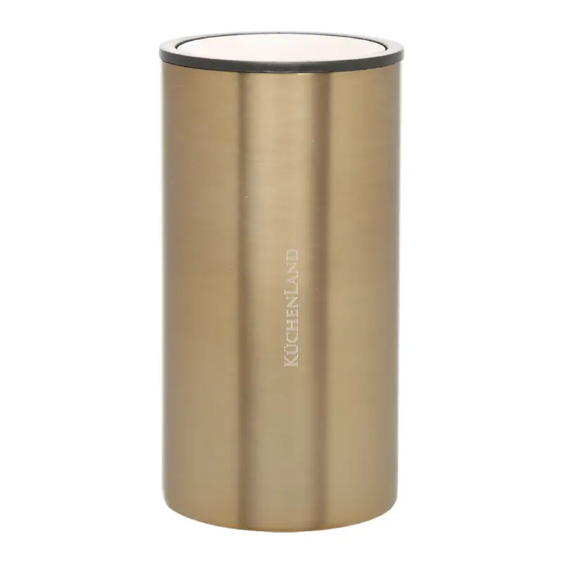 Toothpick container, 10 cm, steel, golden, Classic gold ,image-0
