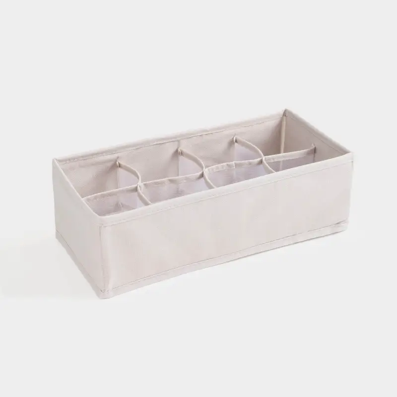 Organizer-divider for drawers, 33x16 cm, 8 compartments, Oxford, gray, Pedant