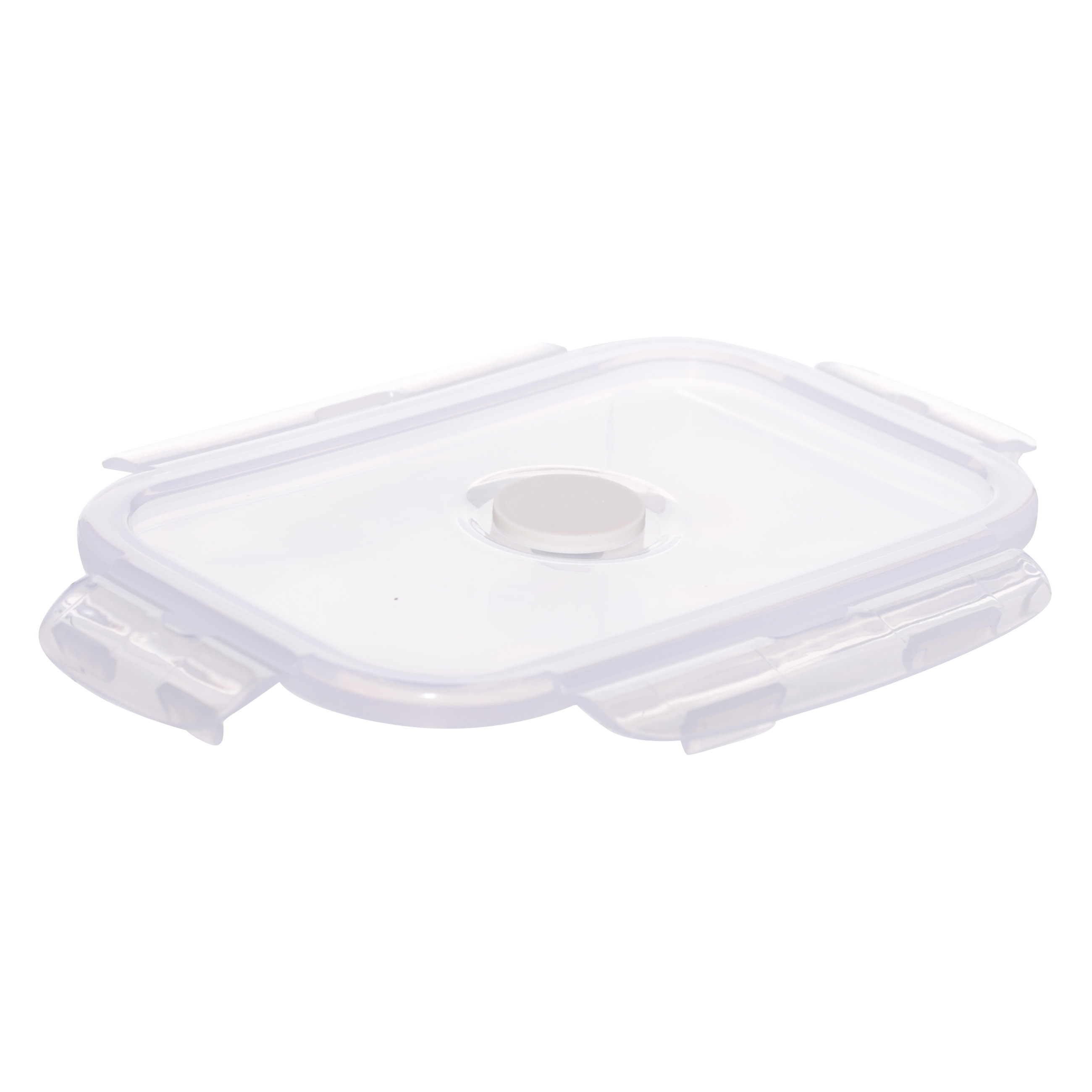 Container, 540 ml, foldable, with clips, Silicone / plastic, beige, Portable, image-5