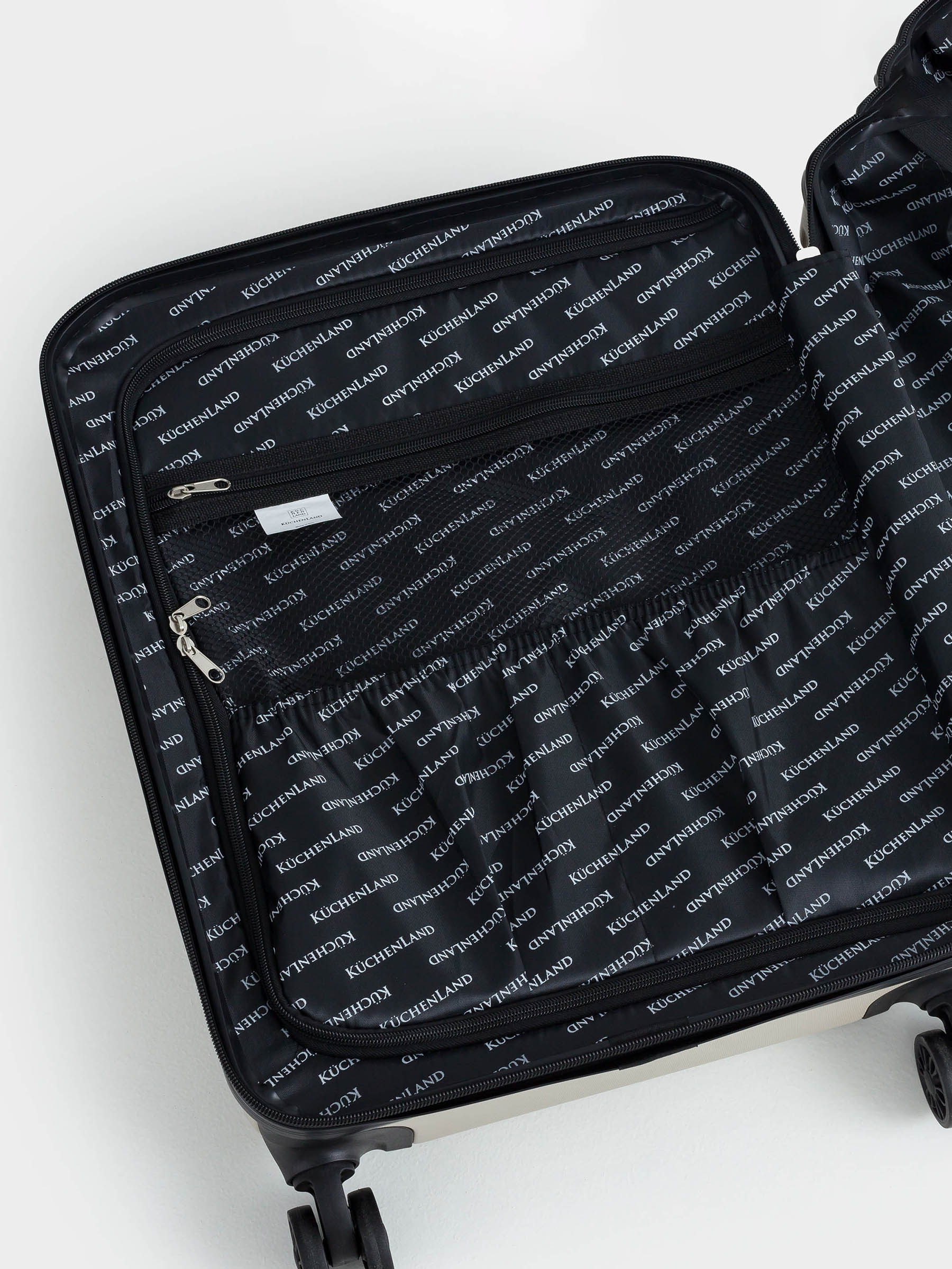Suitcase S, 39x22x55 cm, 2.7 kg, plastic, beige, Travel comfort, image-14