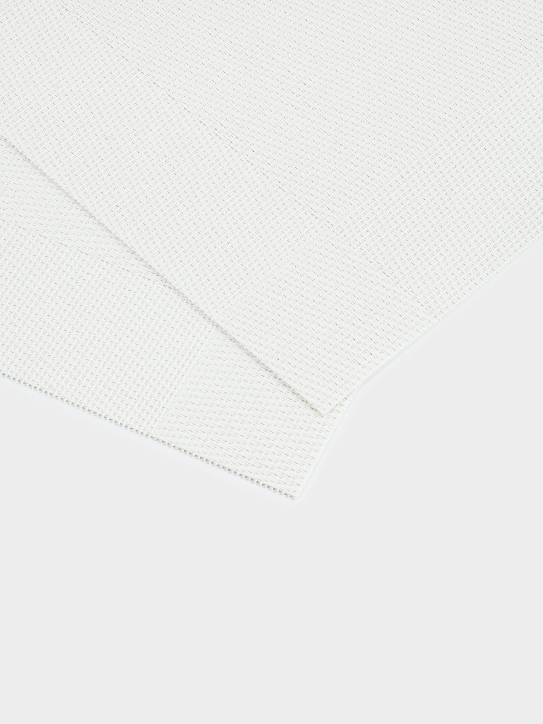 Placemat, 30x45 cm, 2 pcs, PVC / polyester, rectangular, milky, Mats, image-3
