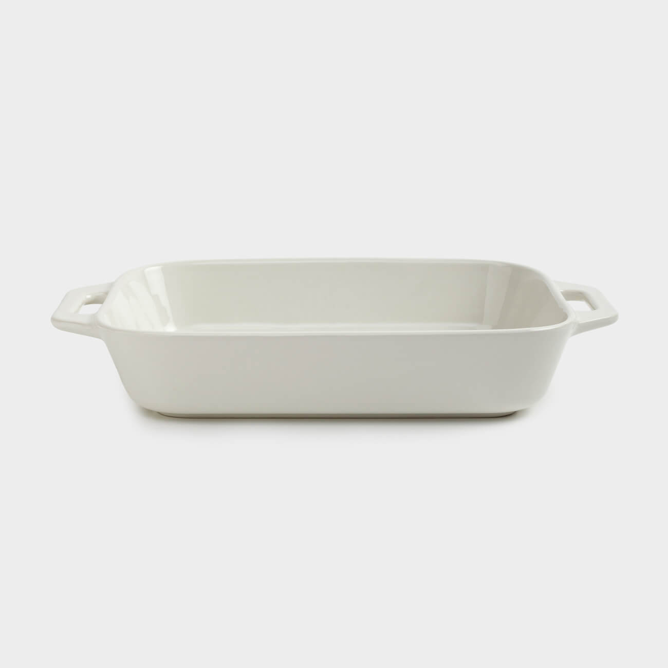 Baking dish, 27x20 cm, ceramic, rectangular, milk, Cakes ivory