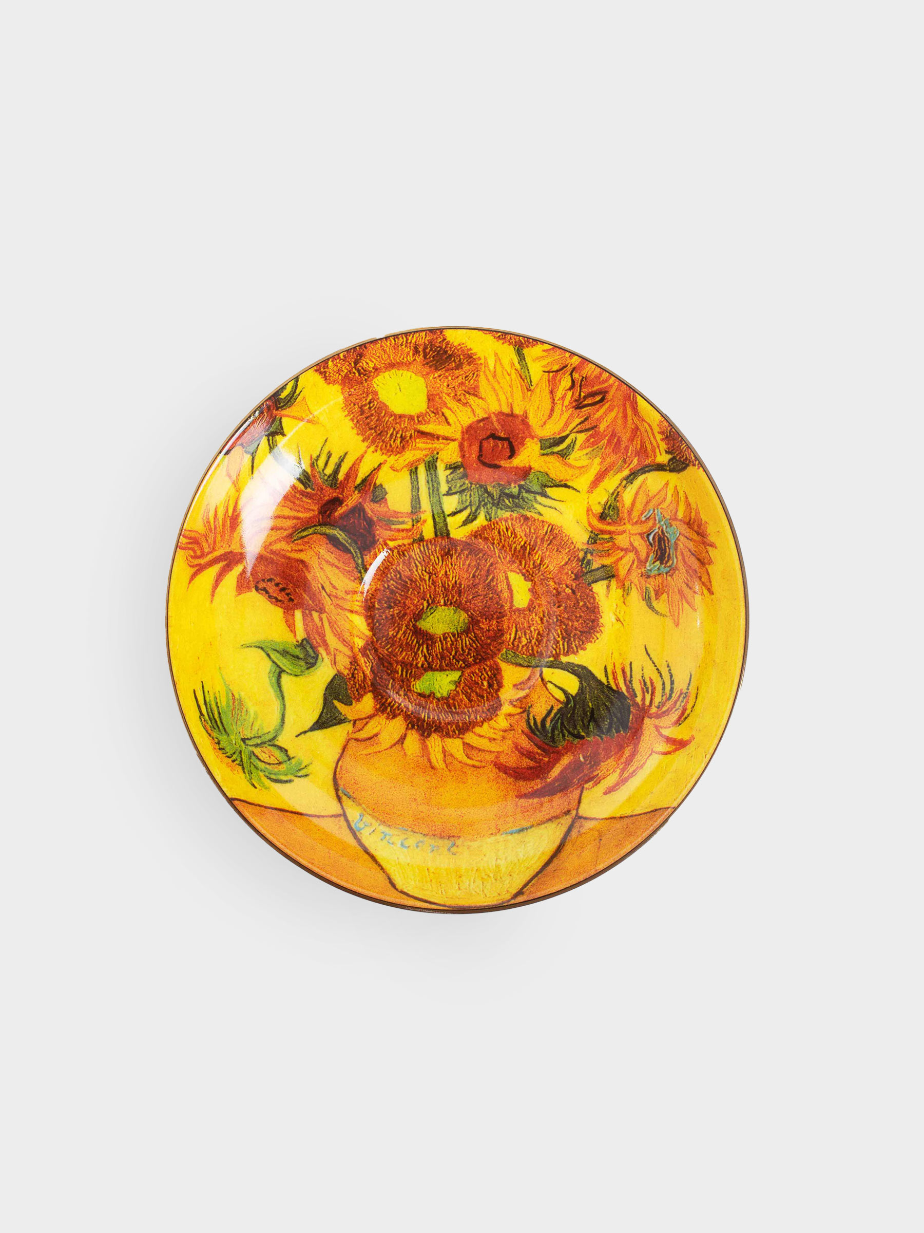 Tea pair, 1 person, 2 items, 210 ml, porcelain F, Sunflowers, Van Gogh, Art sunflowers, image-3