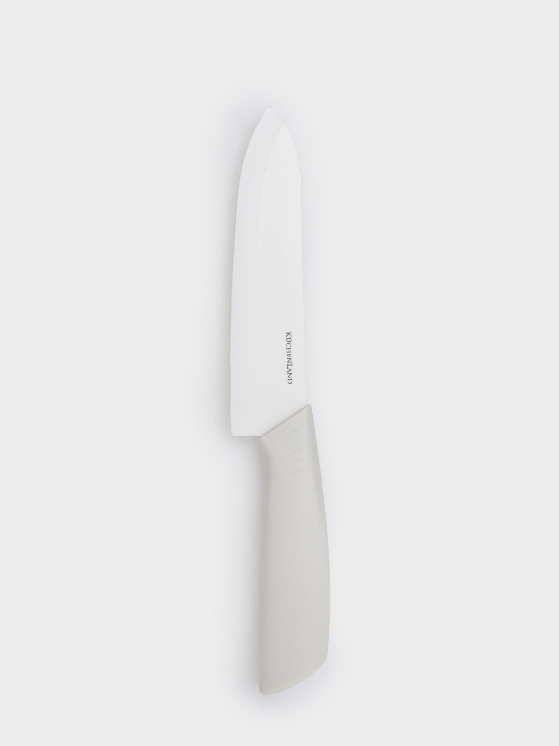 Slicing knife, 15 cm, with case, ceramic / plastic, milk, Regular, image-1