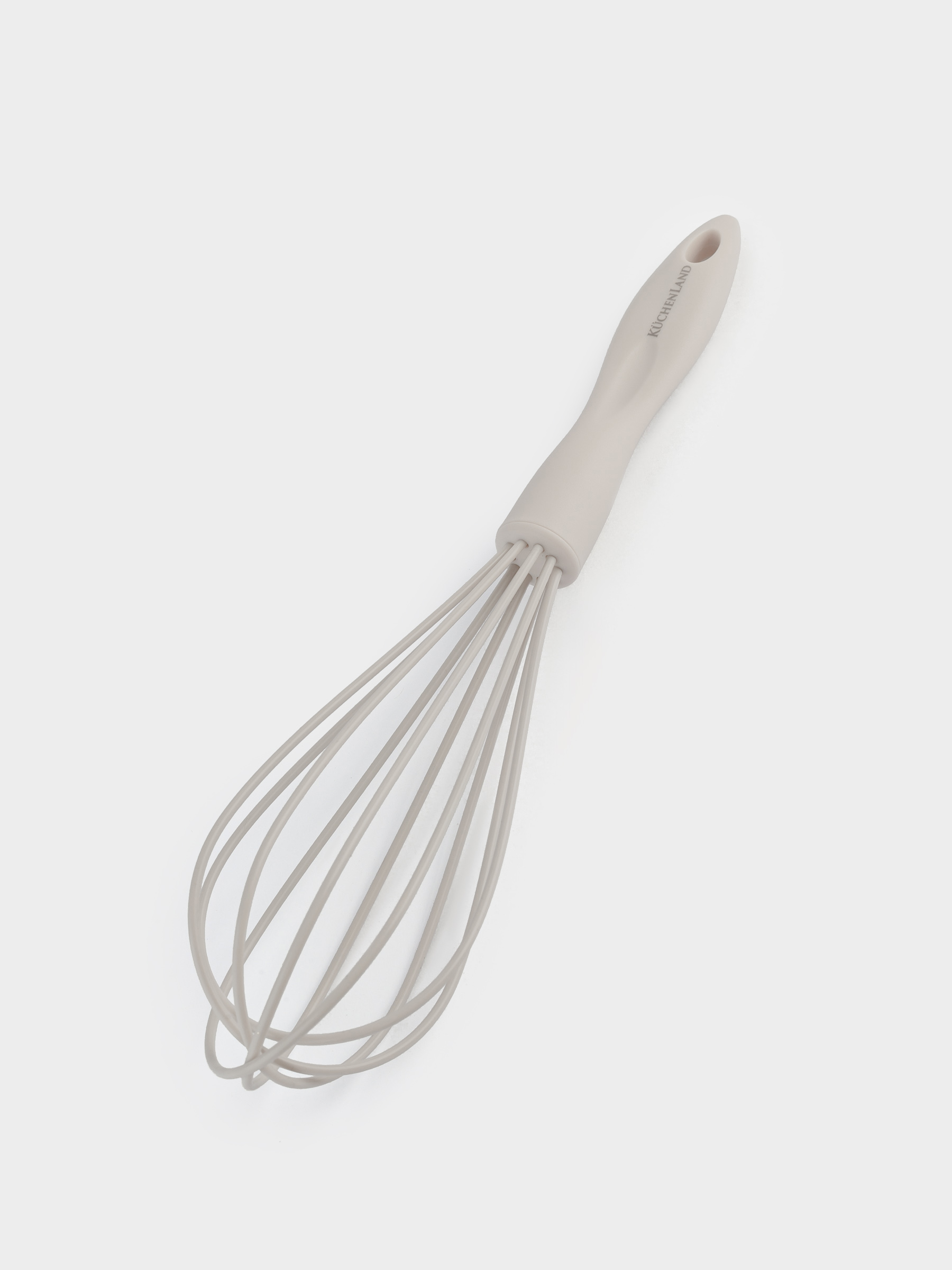 Whisk, 26 cm, silicone / plastic, beige, Benefit, image-2
