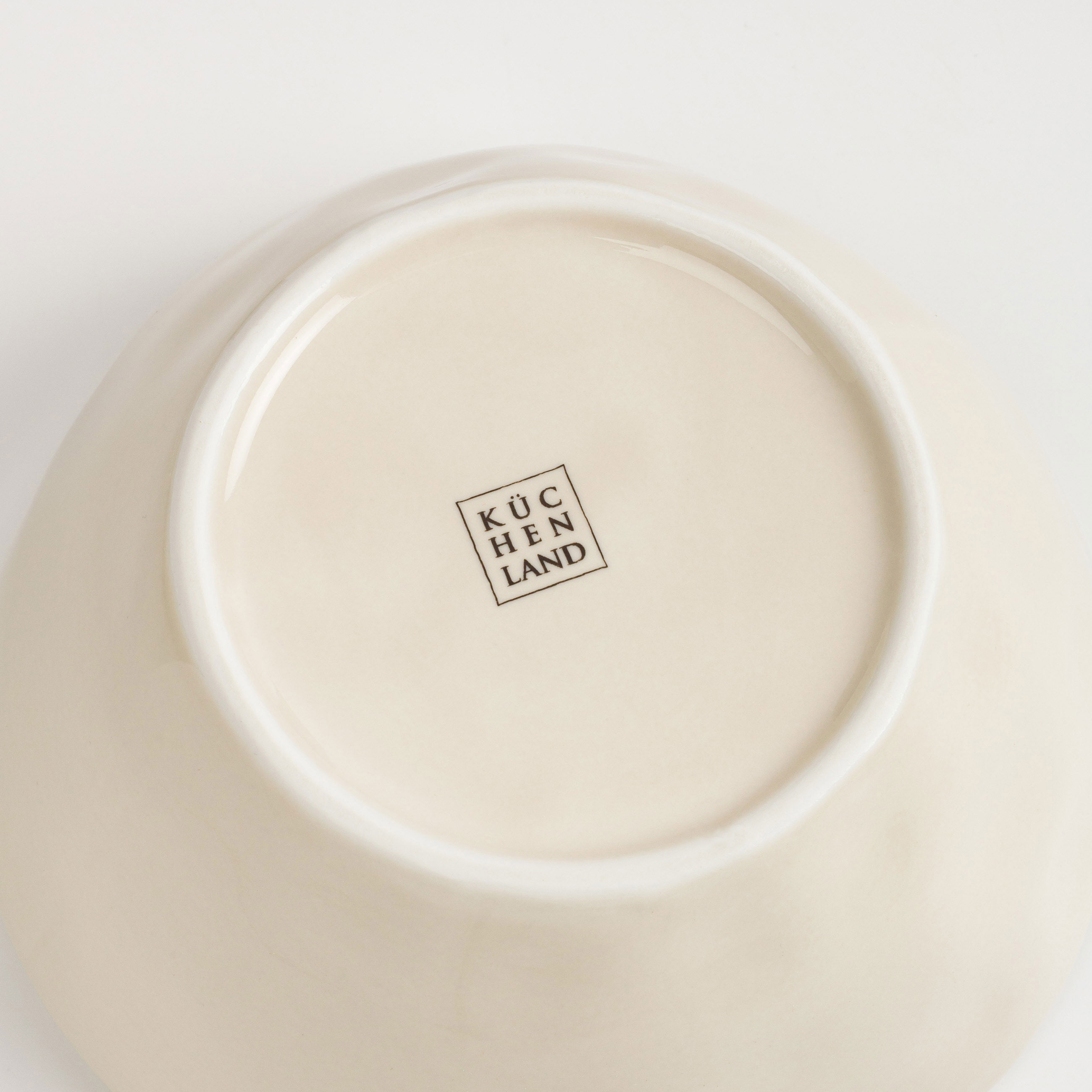 Salad bowl, 17x7 cm, 900 ml, porcelain P, dairy, Dream, Crumple words