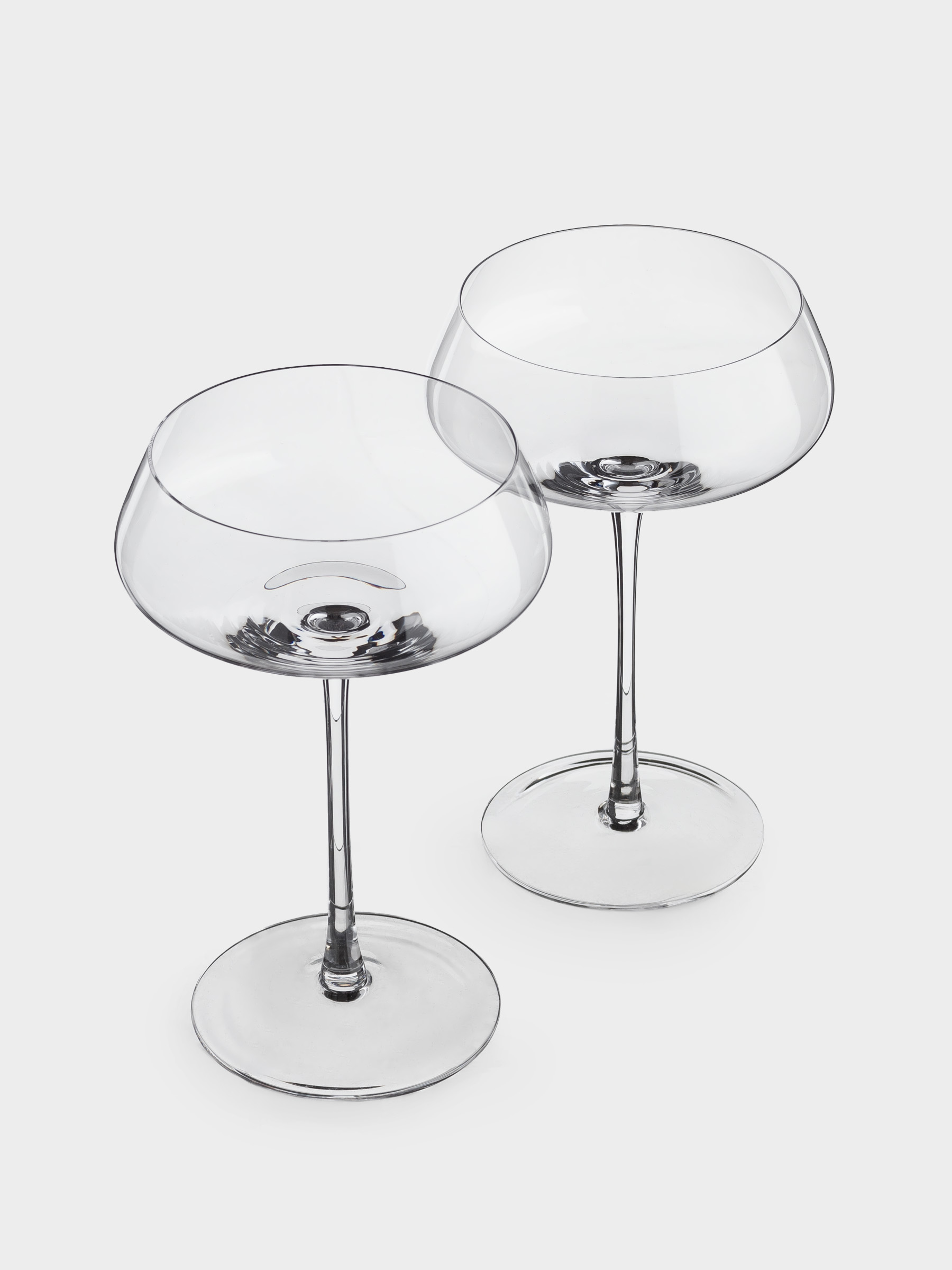 Champagne coupe glass, 300 ml, 2 pcs, crystal glass, Sondrio, image-2