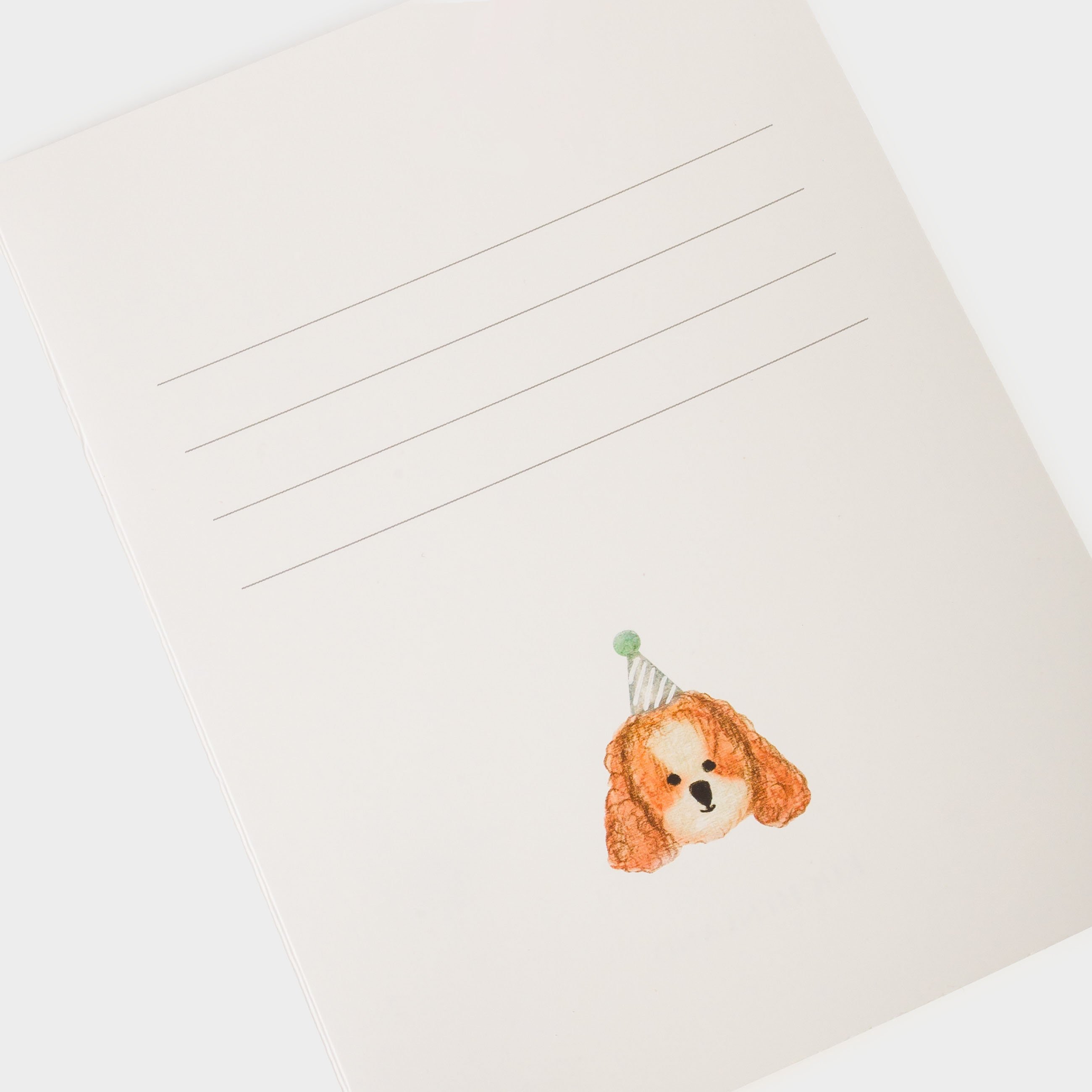 Gift envelope, 12x17 cm, paper, grey, Dogs, Birthday, image-3