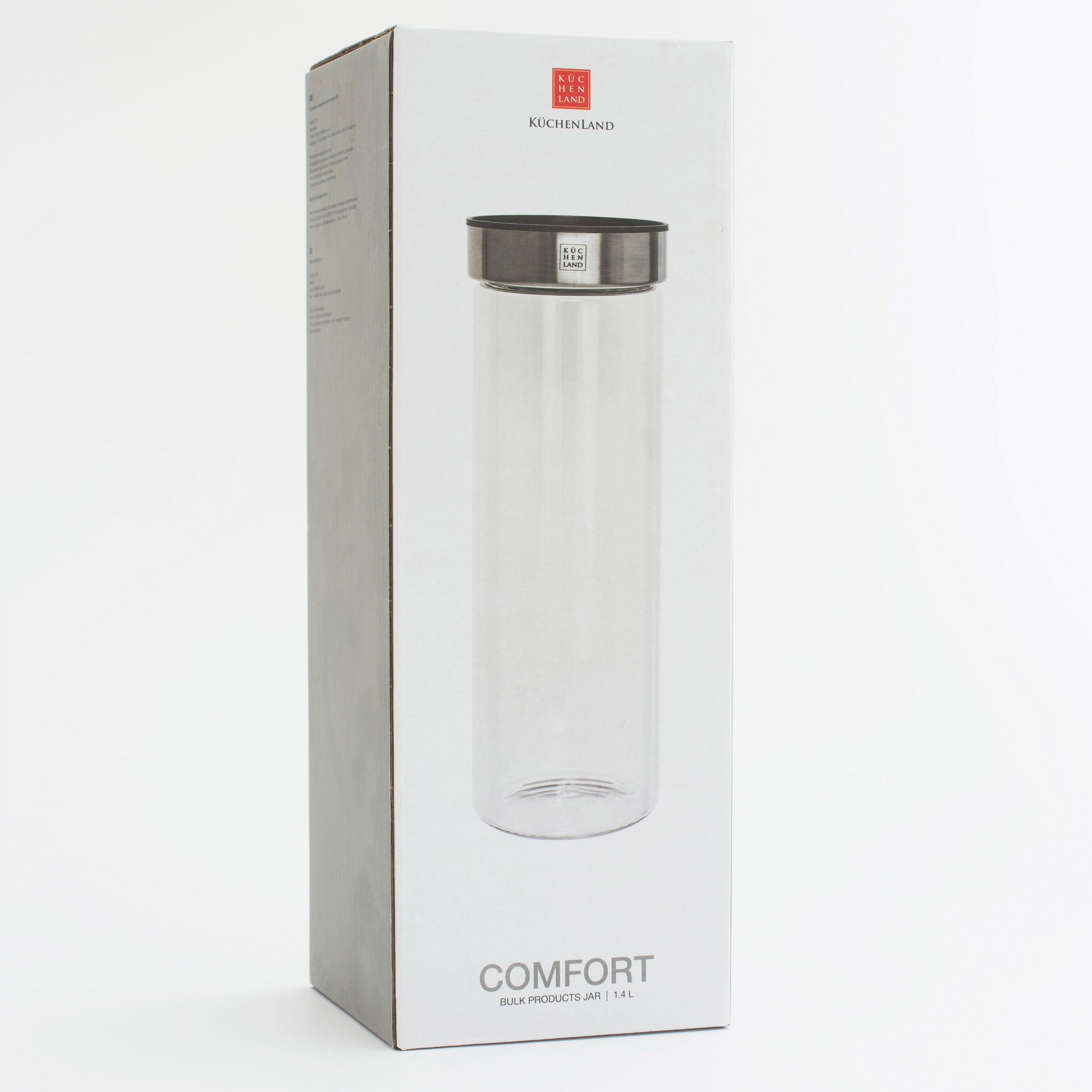 Food jar, 1.4 l, glass B/plastic, Comfort, image-4