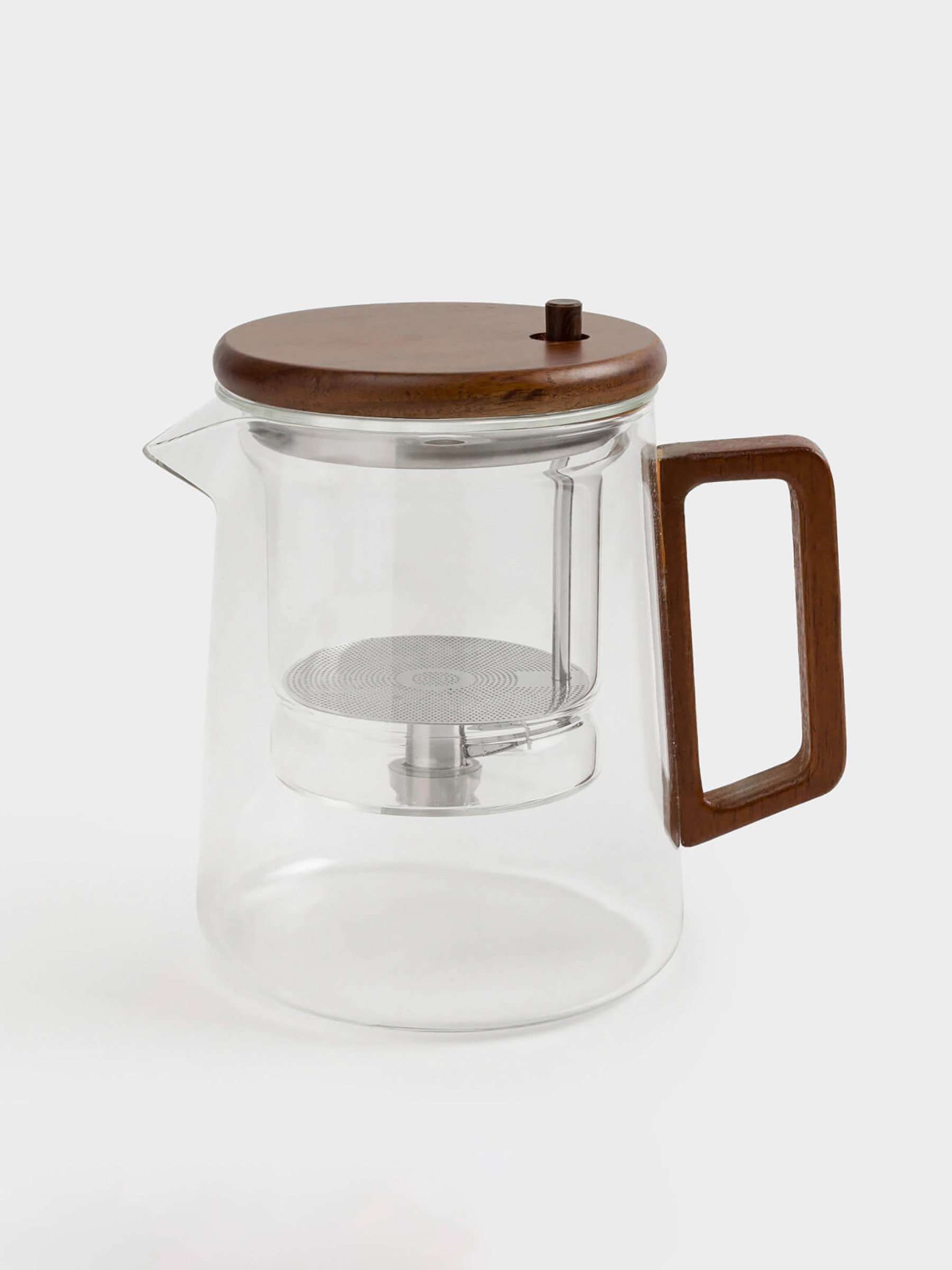 Teapot, 600 ml, glass B, Clear wood, image-1