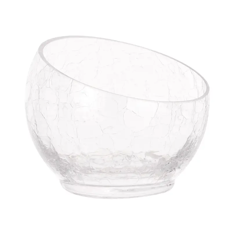 Candy bowl, 15x17 cm, glass, Craquelure, Ice ,image-0
