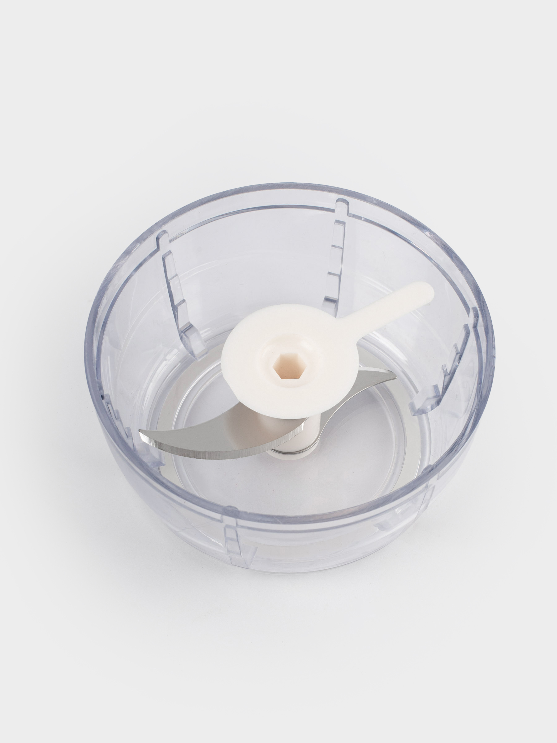 Chopper-blender, 9 cm, mechanical, plastic/steel, Milk, Soft kitchen, image-7