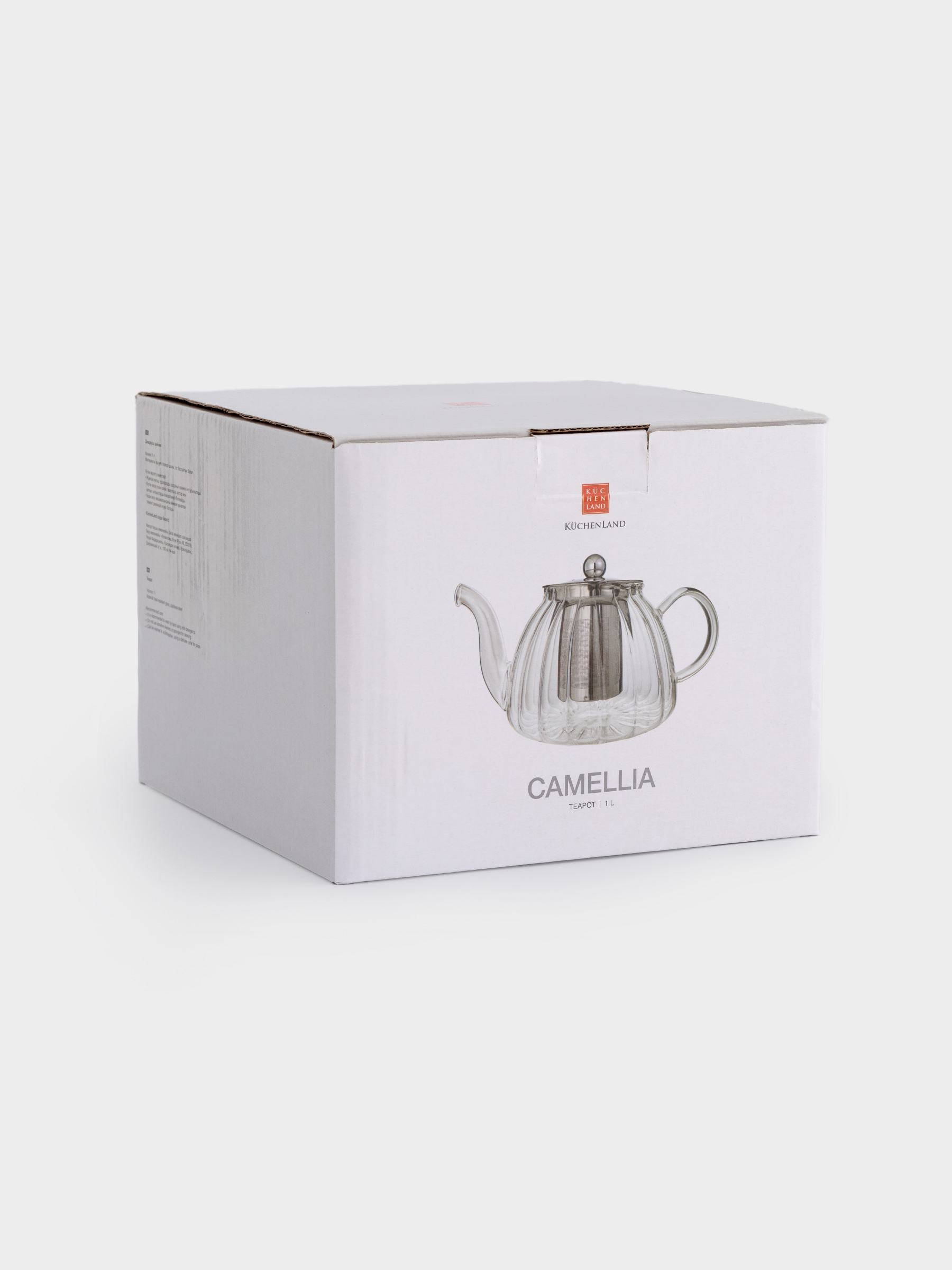 Teapot, 1 l, B glass, Camellia, image-4