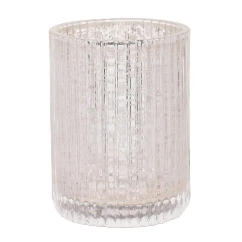 Bathroom tumbler, 9 cm, glass, gold, Diana