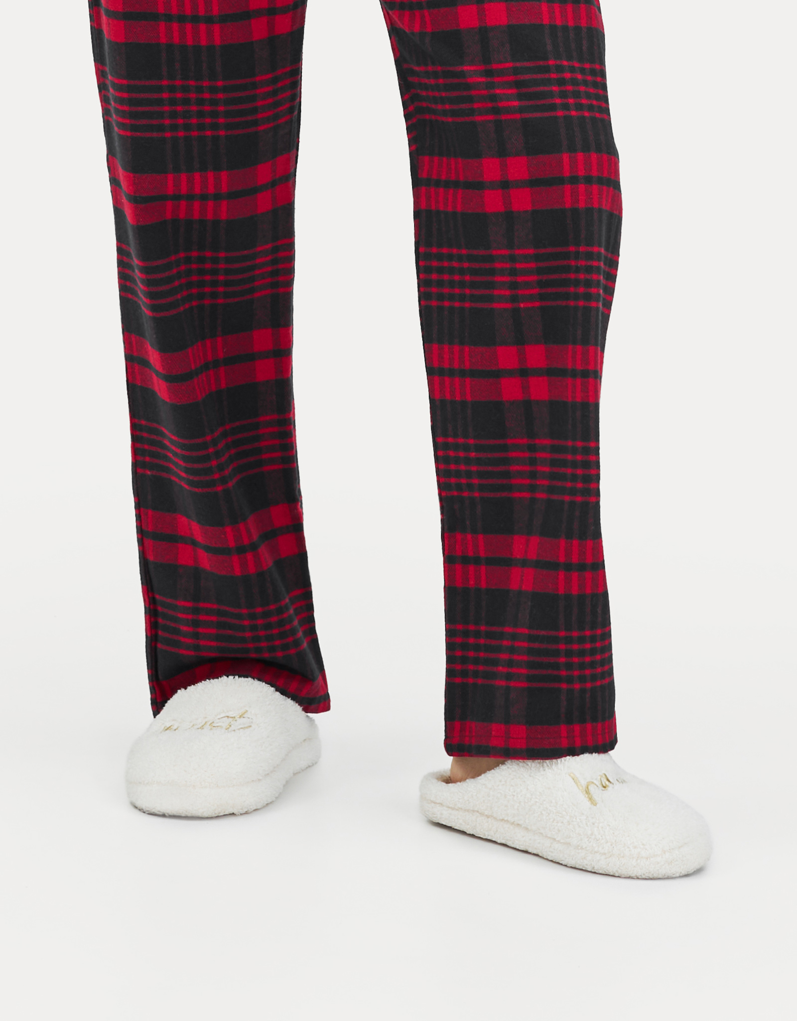 Women's slippers, homewear, size 36-37, fleece / nylon, milky brown, Needed, image-5