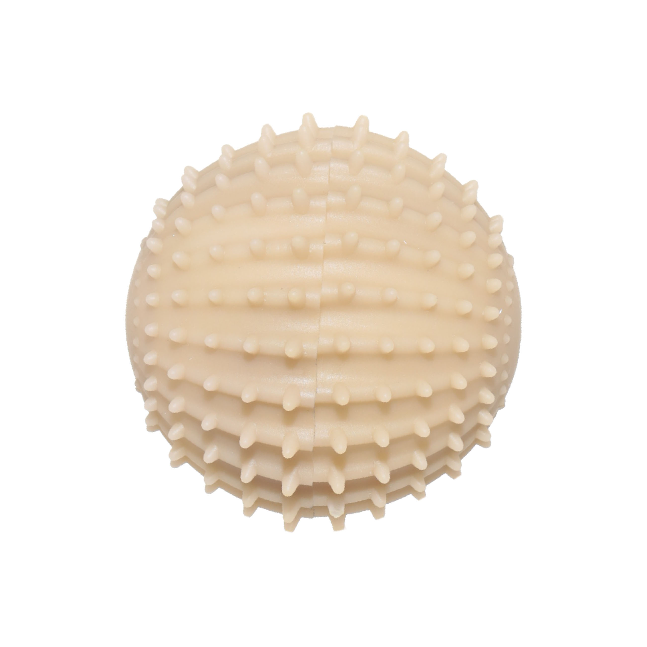Washing ball, 6 cm, 4 pcs, PVC, beige, Circle, Washing ball