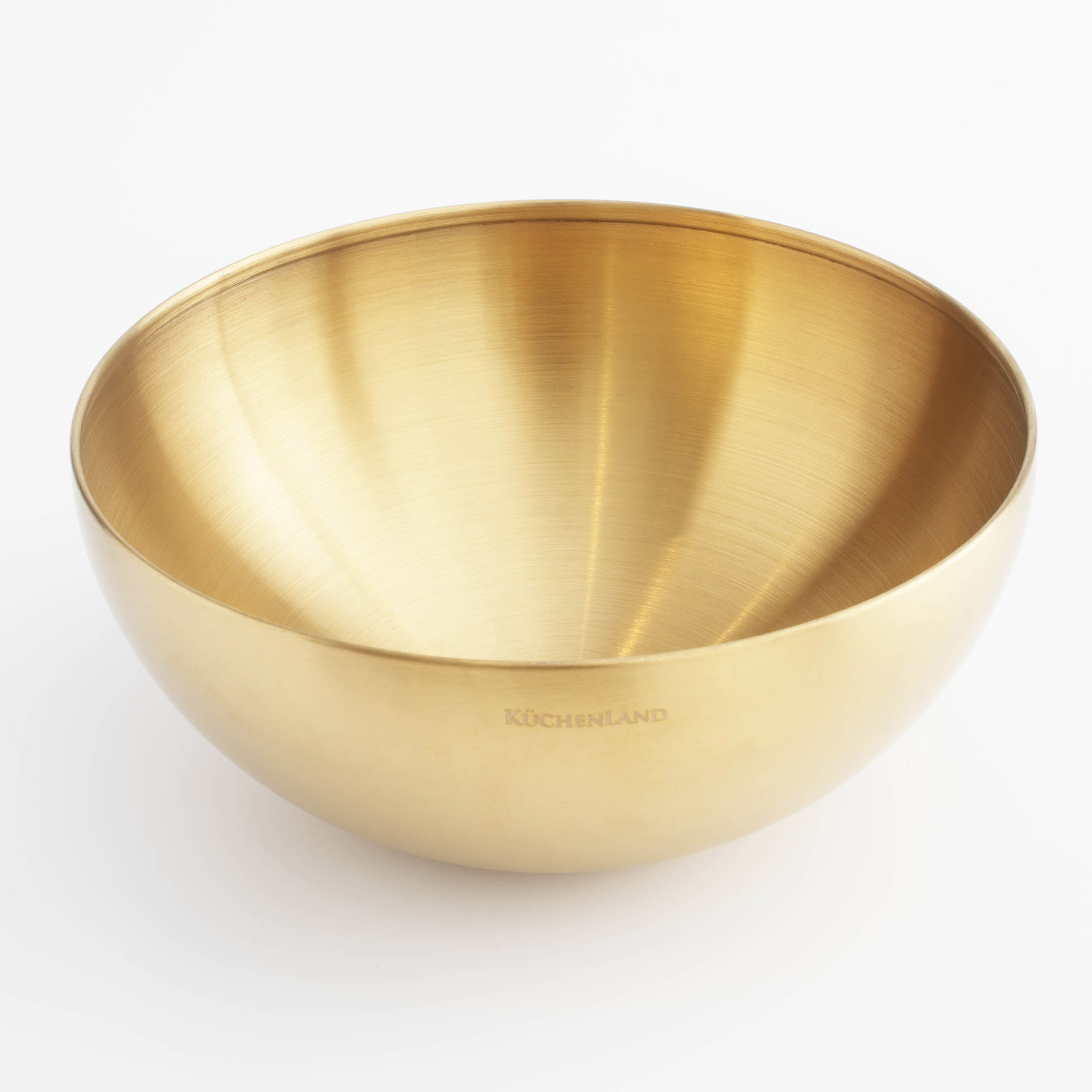 Bowl, 800 ml, steel, golden, Classic gold