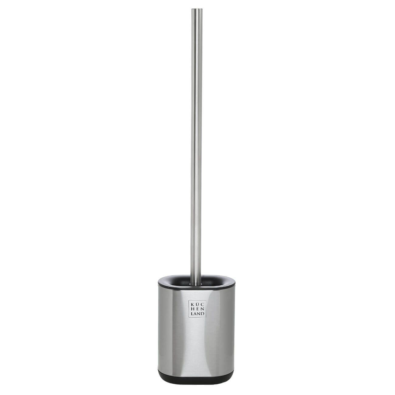Toilet brush, 53 cm, with stand, rubber / steel, Antei