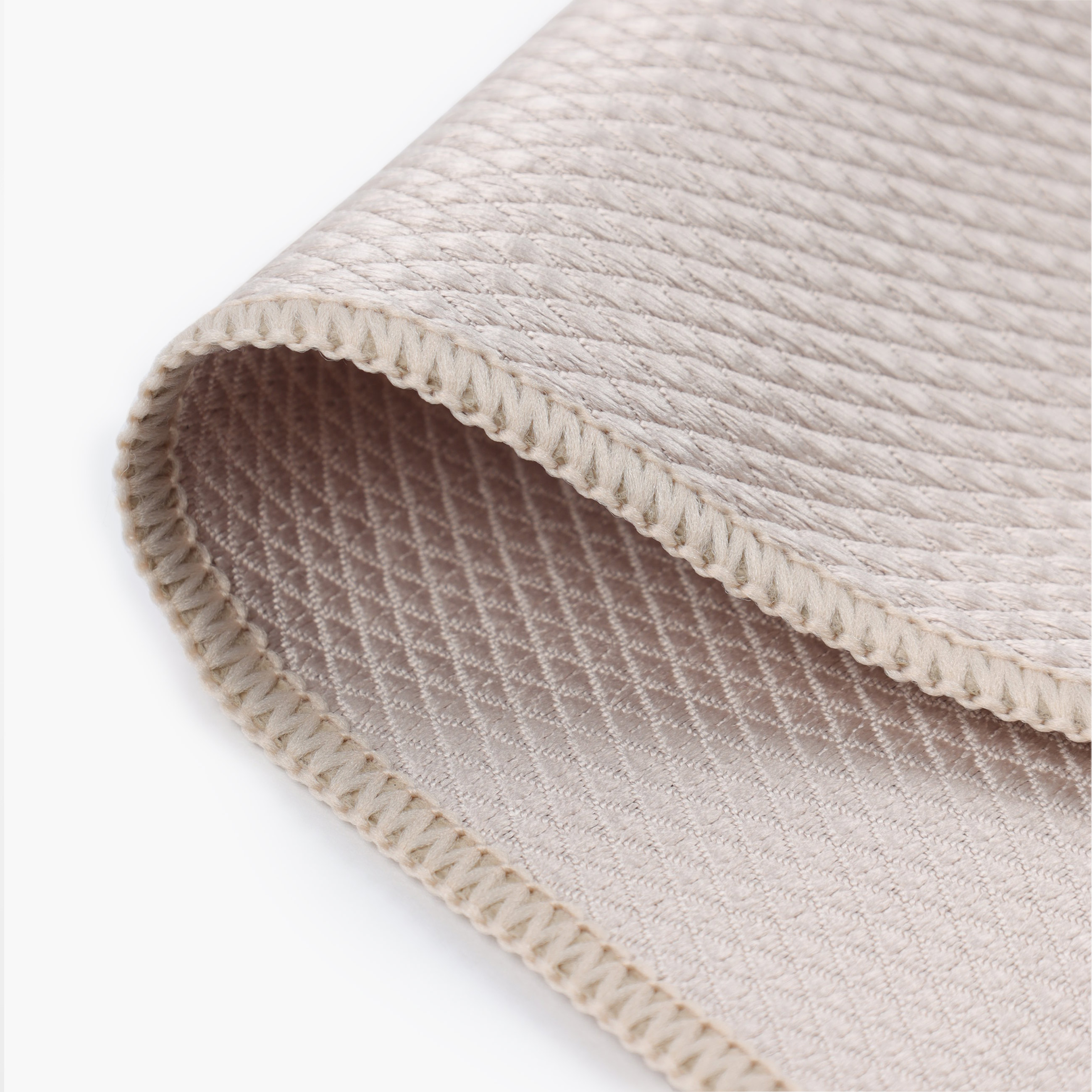 Cloth for glass/plastic/mirrors, 35x35 cm, microfiber, Fish scales, beige-pink, Clean
