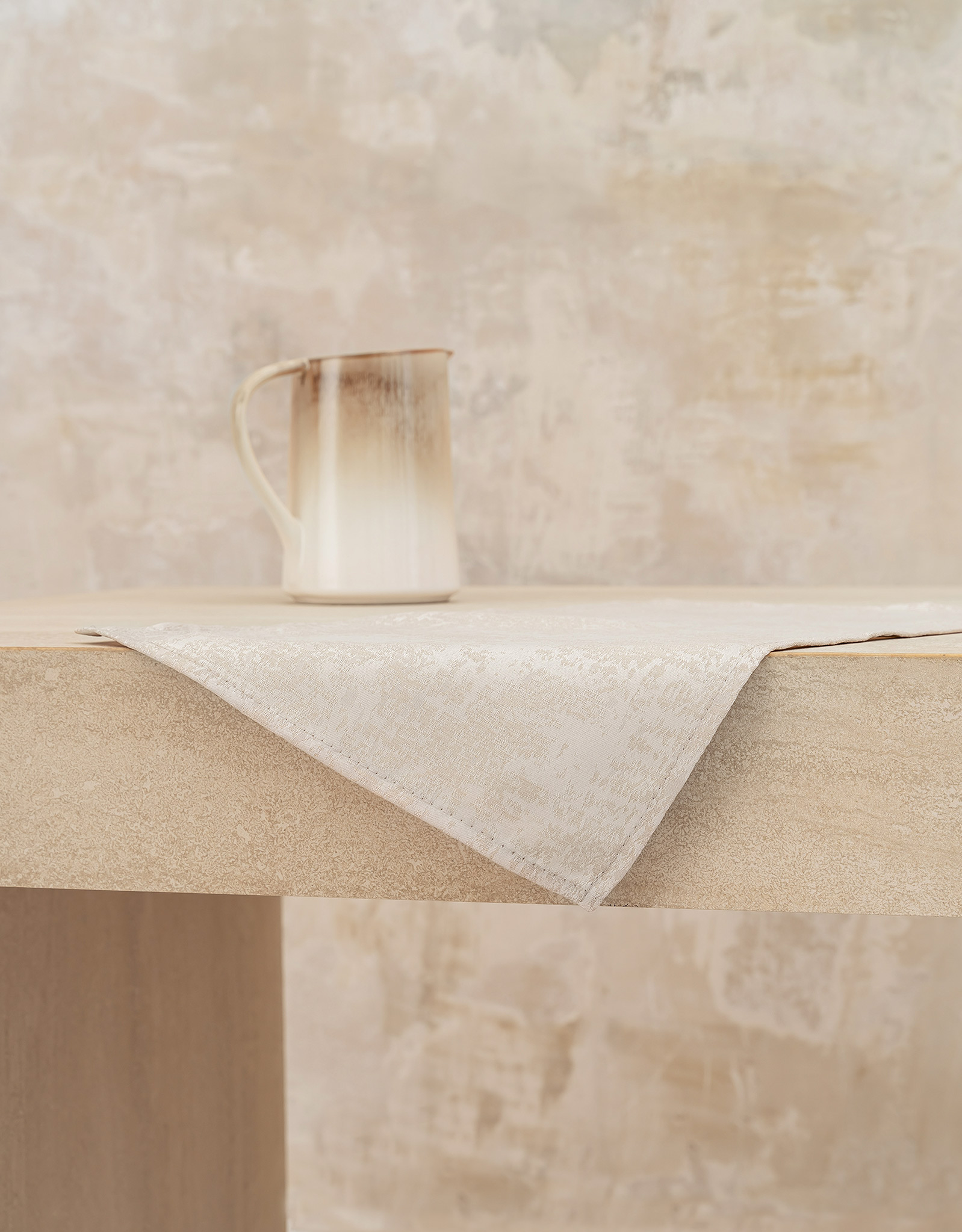 Napkin for appliances, 30x45 cm, polyester, rectangular, beige, Jacquard