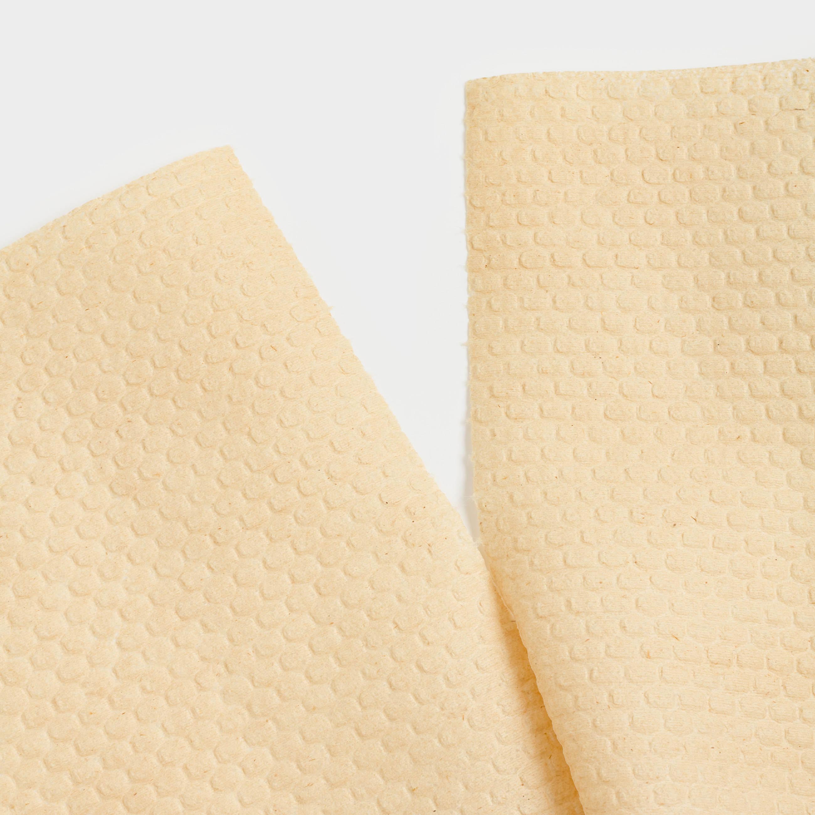 Rolled towels, 25x25 cm, 50 pcs, beige, Roll