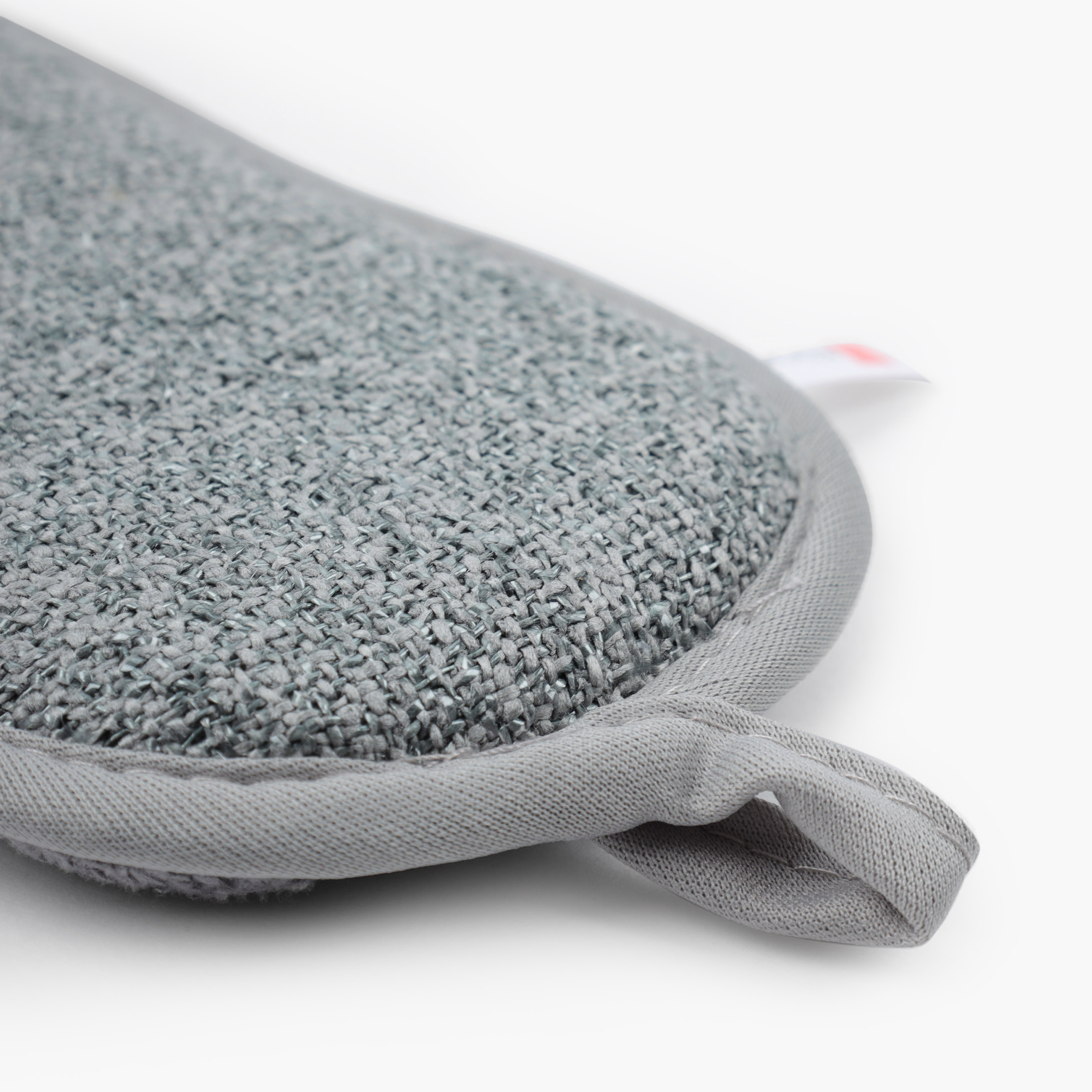 Dish washing sponge set, 15/16 cm, 2 pcs, double-sided, microfiber / polyurethane, grey, Clean