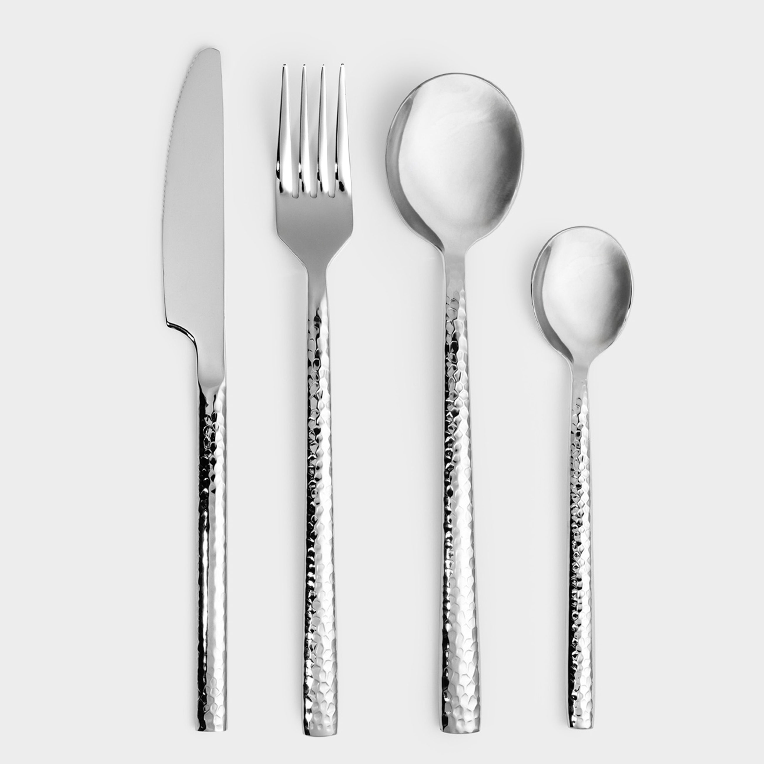 Cutlery, 6 persons, 24 items, steel, Palermo
