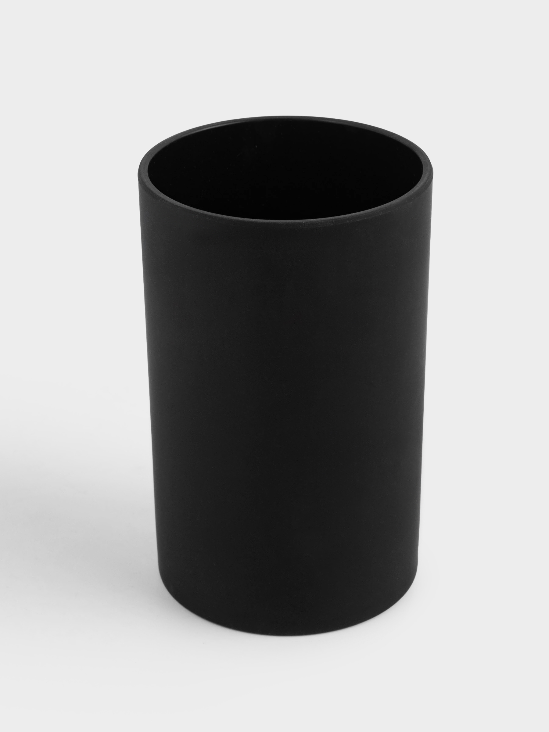 Bathroom tumbler, 11 cm, plastic, black, Loft style, image-8