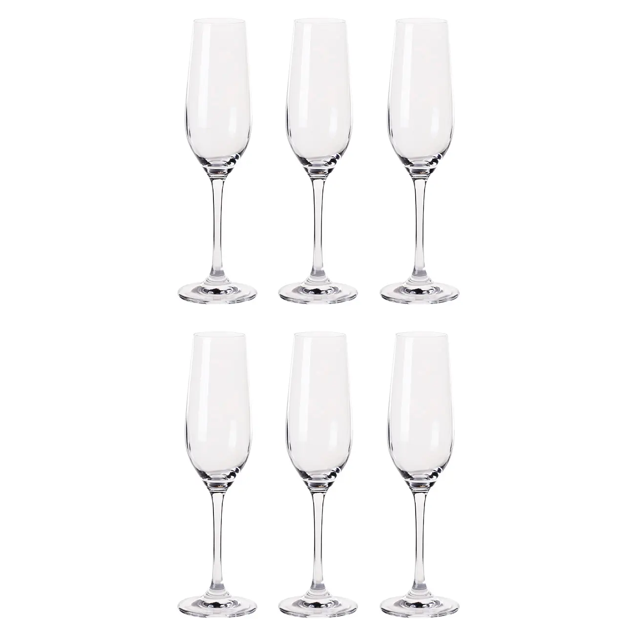 Champagne glass, 230 ml, 6 pcs, glass, Palermo, image-0