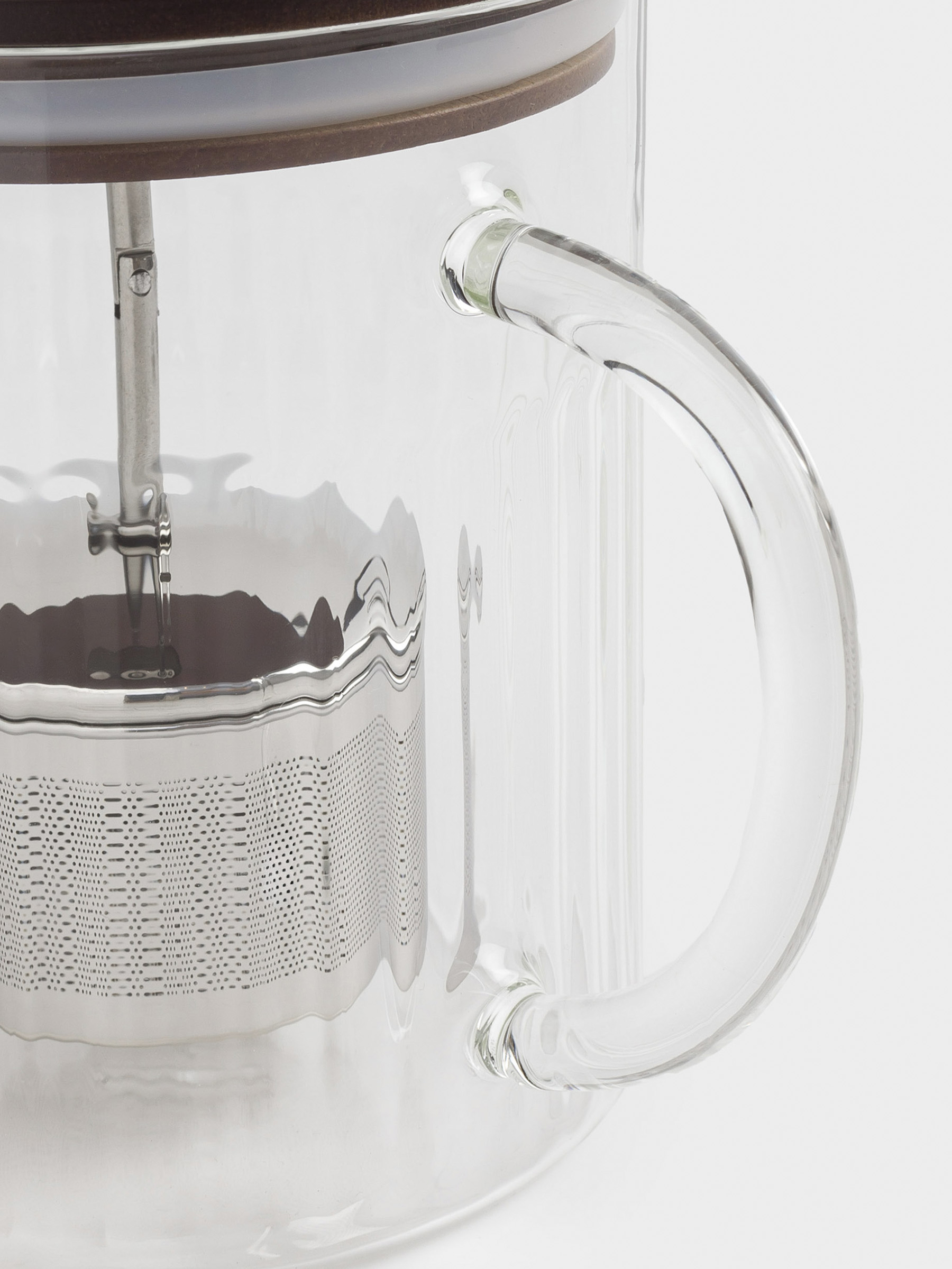 Teapot, 1 l, glass B / steel, Bell R, image-4