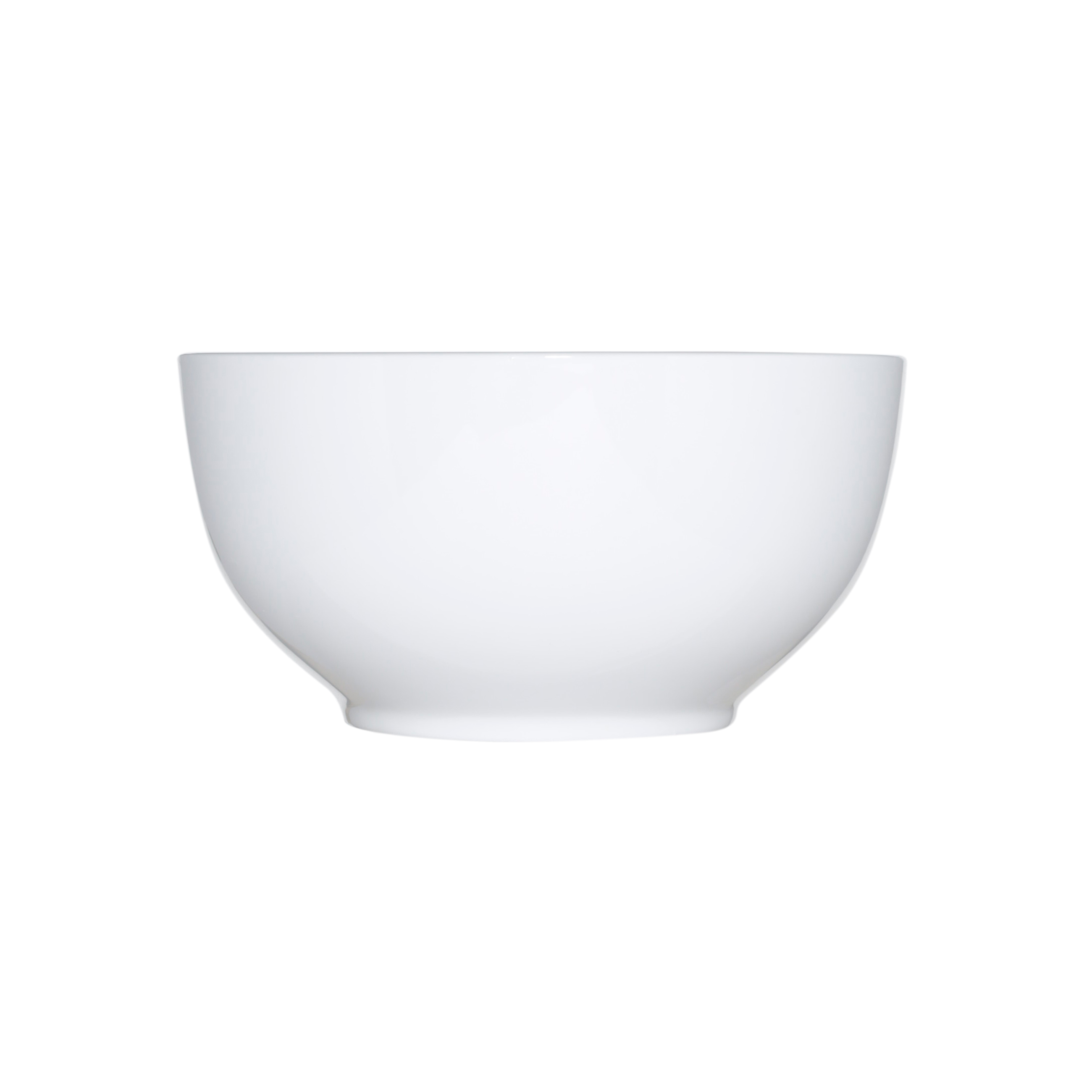 Salad bowl, 15x8 cm, porcelain P, white, Silence