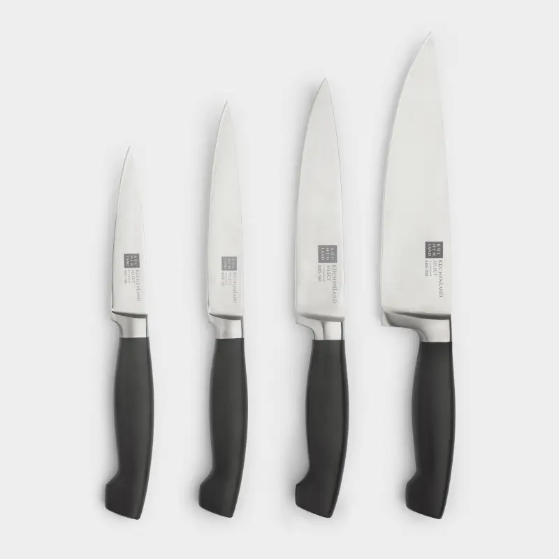 Knife set, 4 Pieces, Steel/Plastic, Choose ,image-0