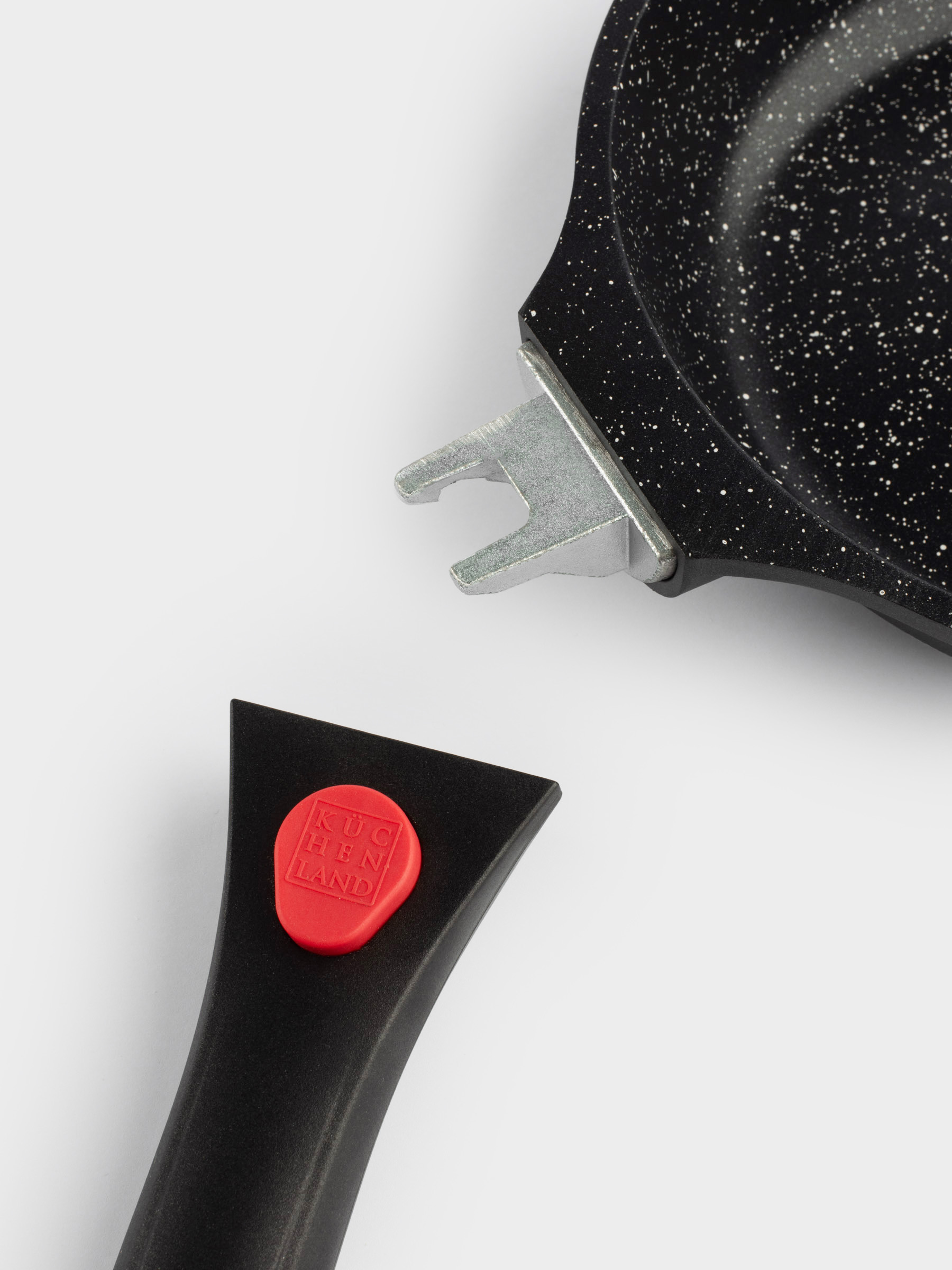 Frying pan, 20 cm, removable handle, coated, aluminum, Solution Red 2, image-5