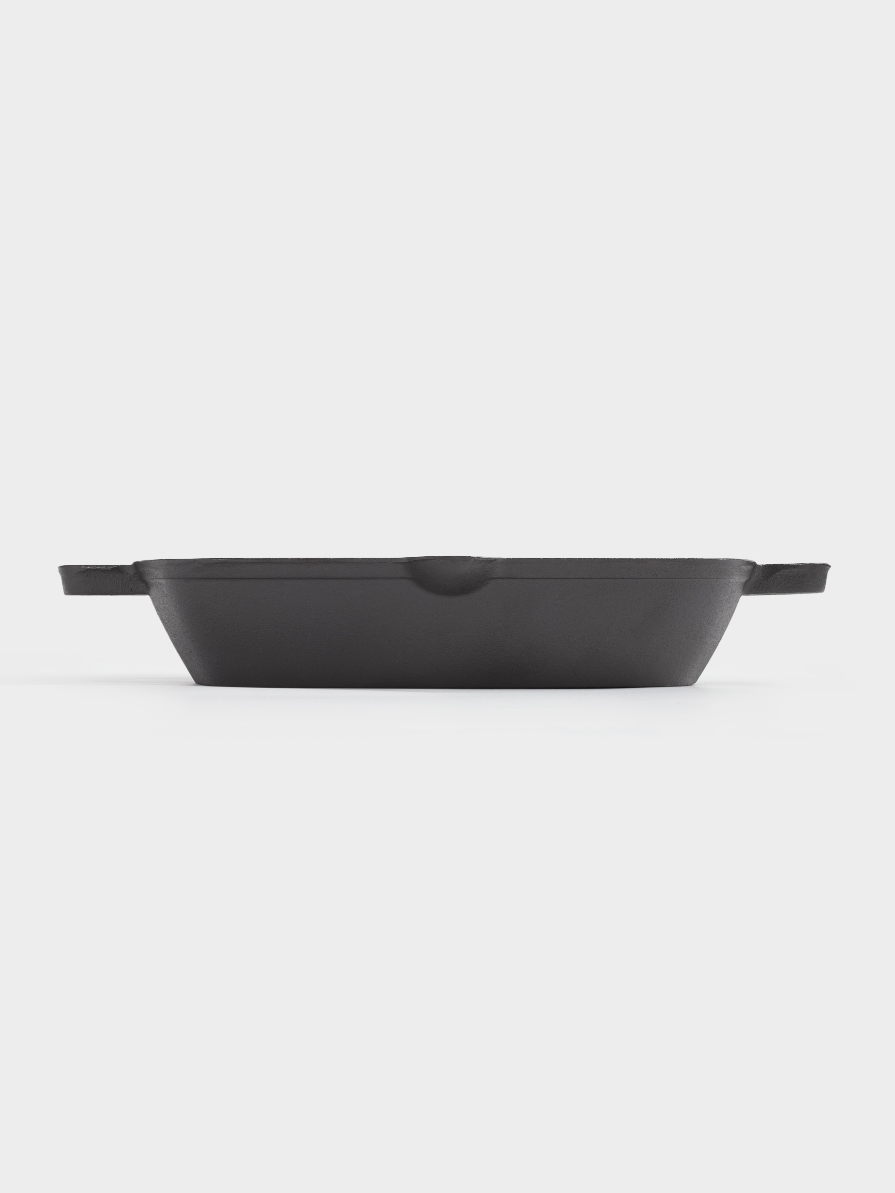 Grill pan, 26 cm, with handles, cast iron, square, black, Authentic, image-3