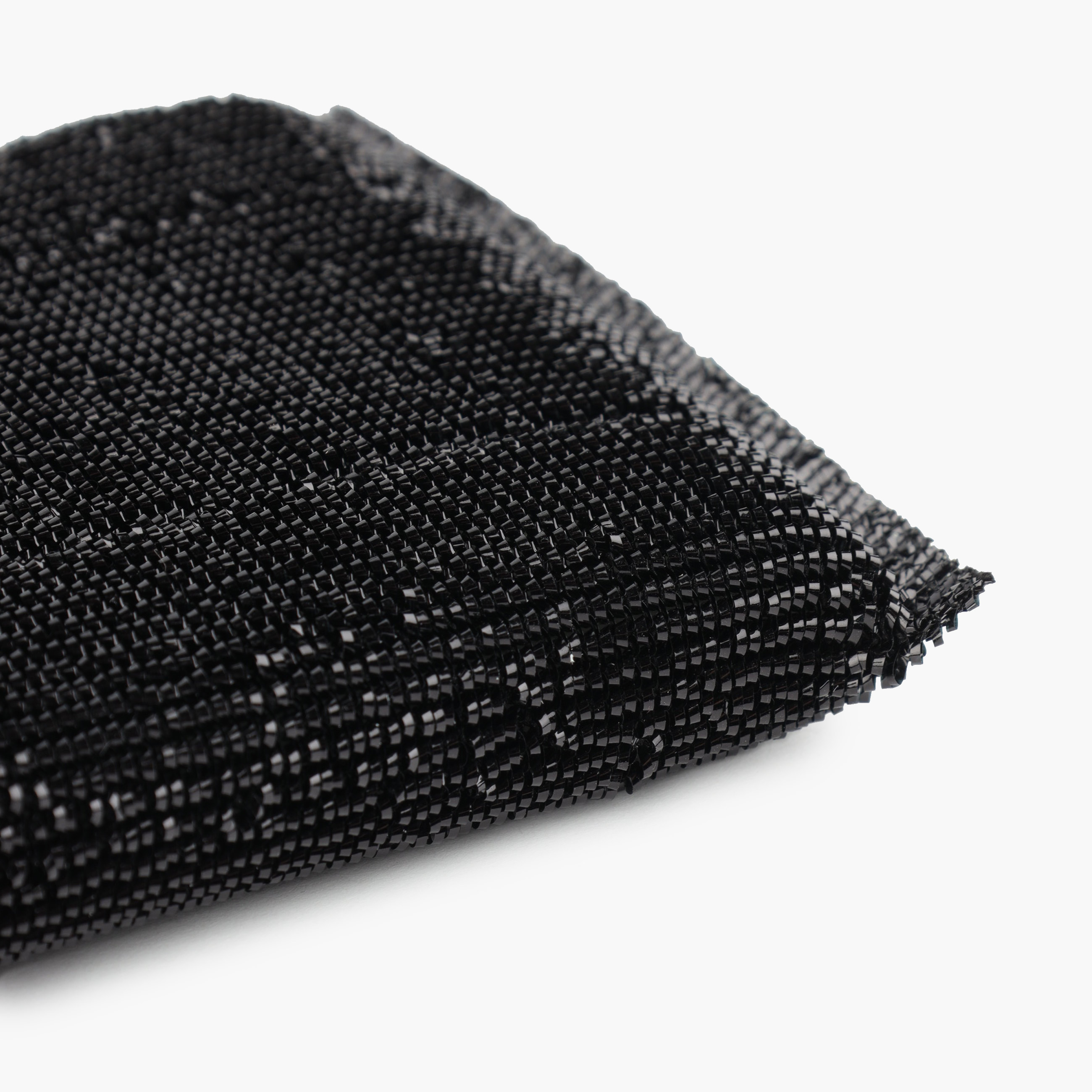 Dishwashing sponge, 13x9 cm, 2 pcs, polyester/steel/foam rubber, black, Black clean