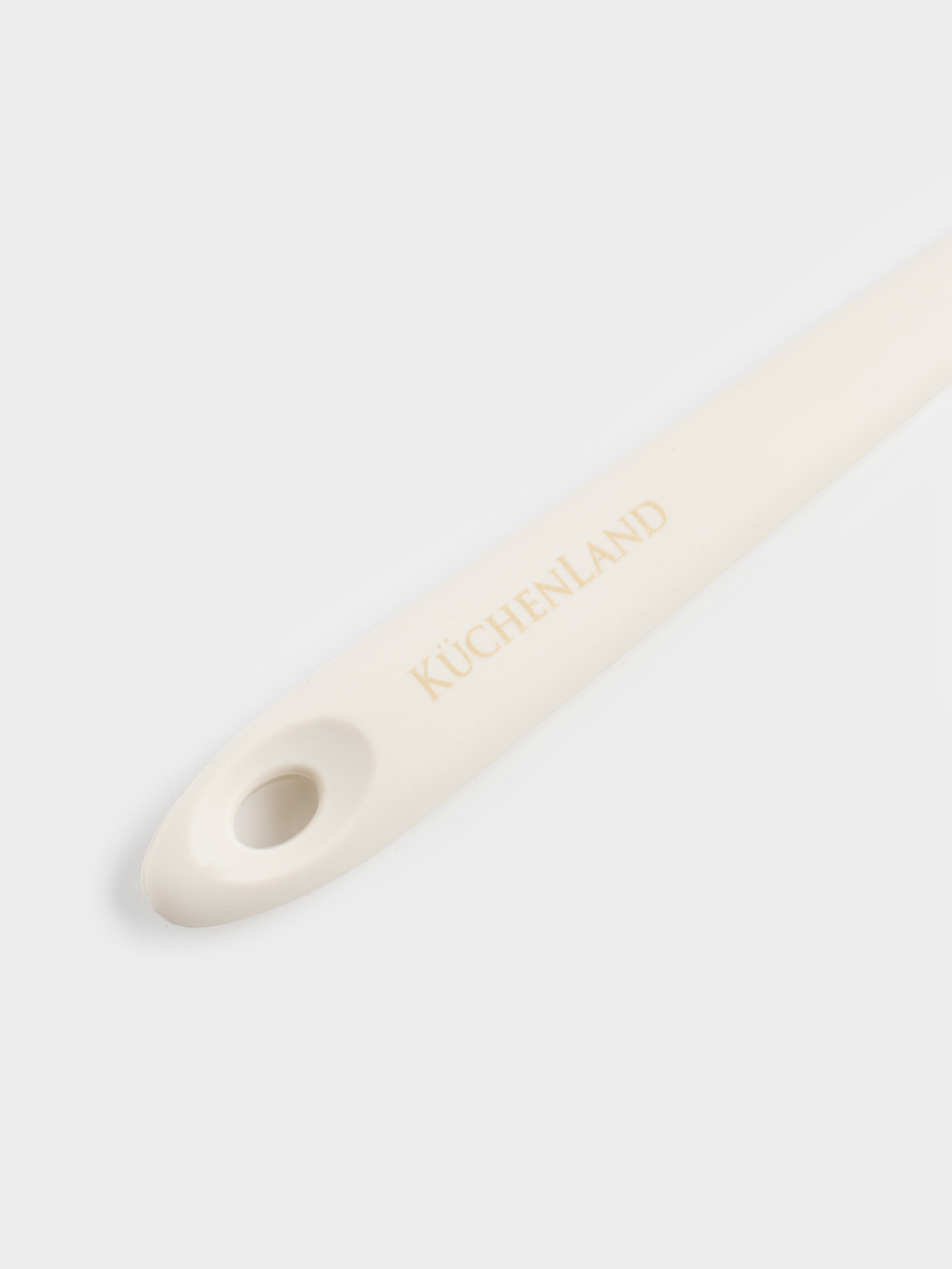 Spatula, 28 cm, silicone, milky, Tulip, Tulip garden