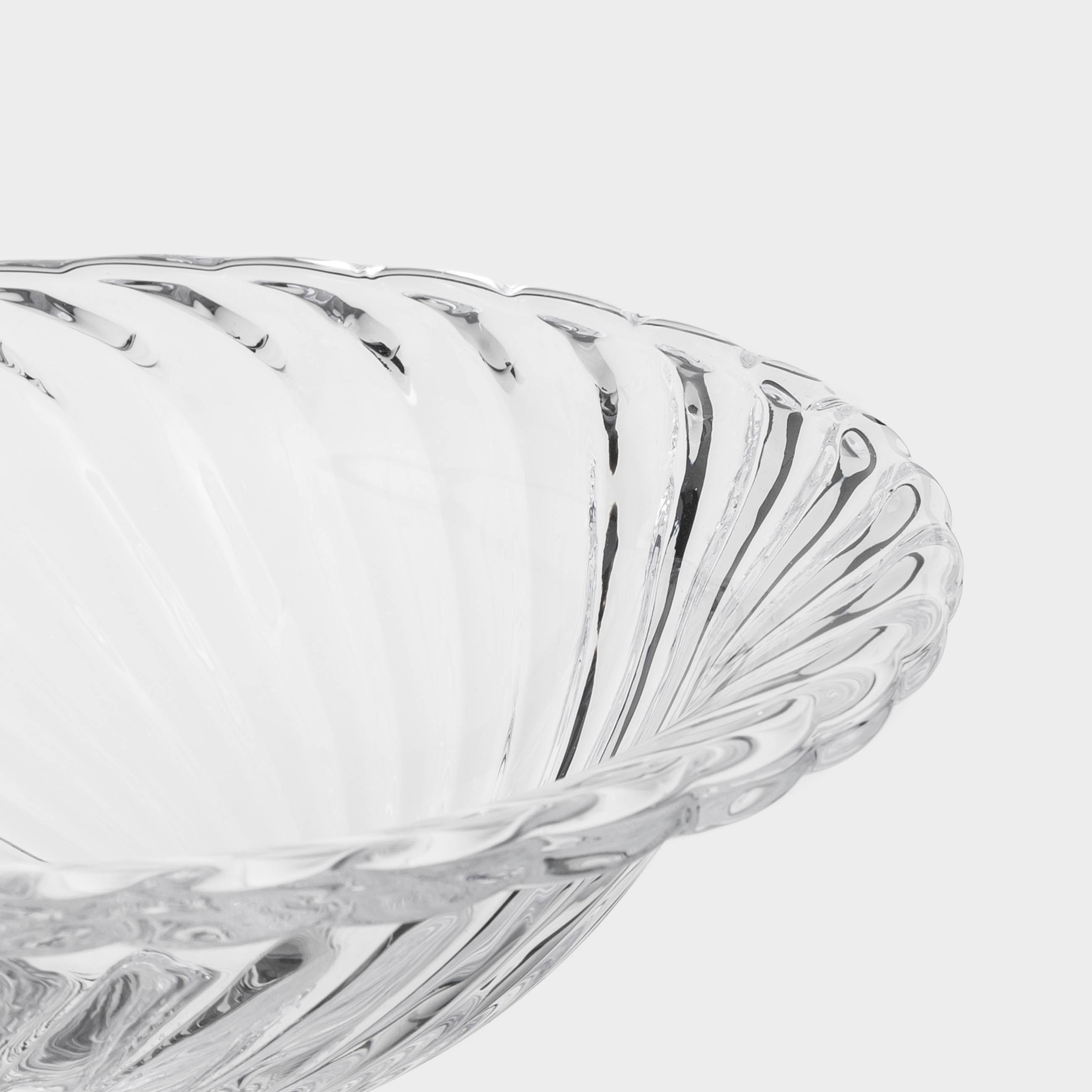 Candy bowl, 15x11 cm, on a leg, glass R, Lombardy R, image-2