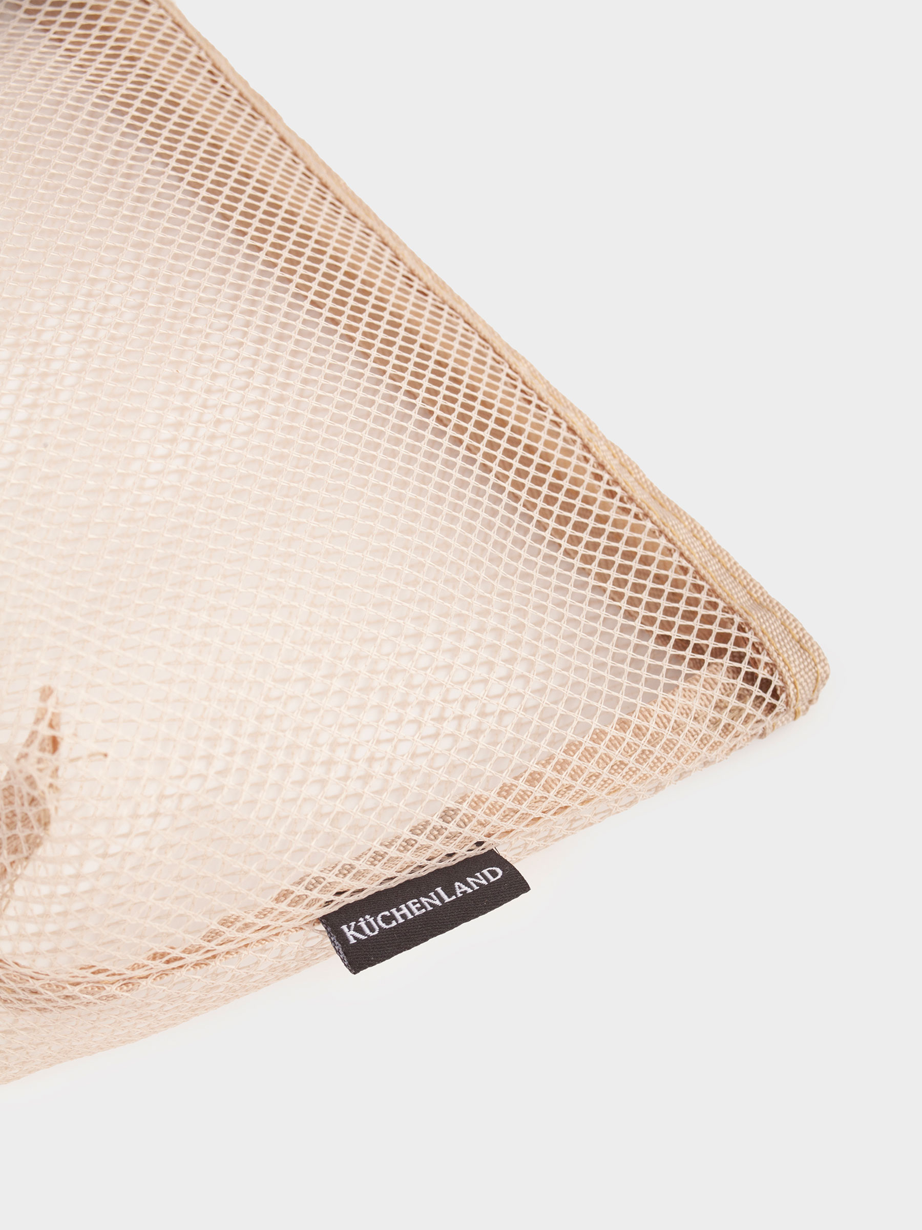 Cosmetic bag, 24x14 cm, polyester, beige, Mesh, Easy Travel, image-4