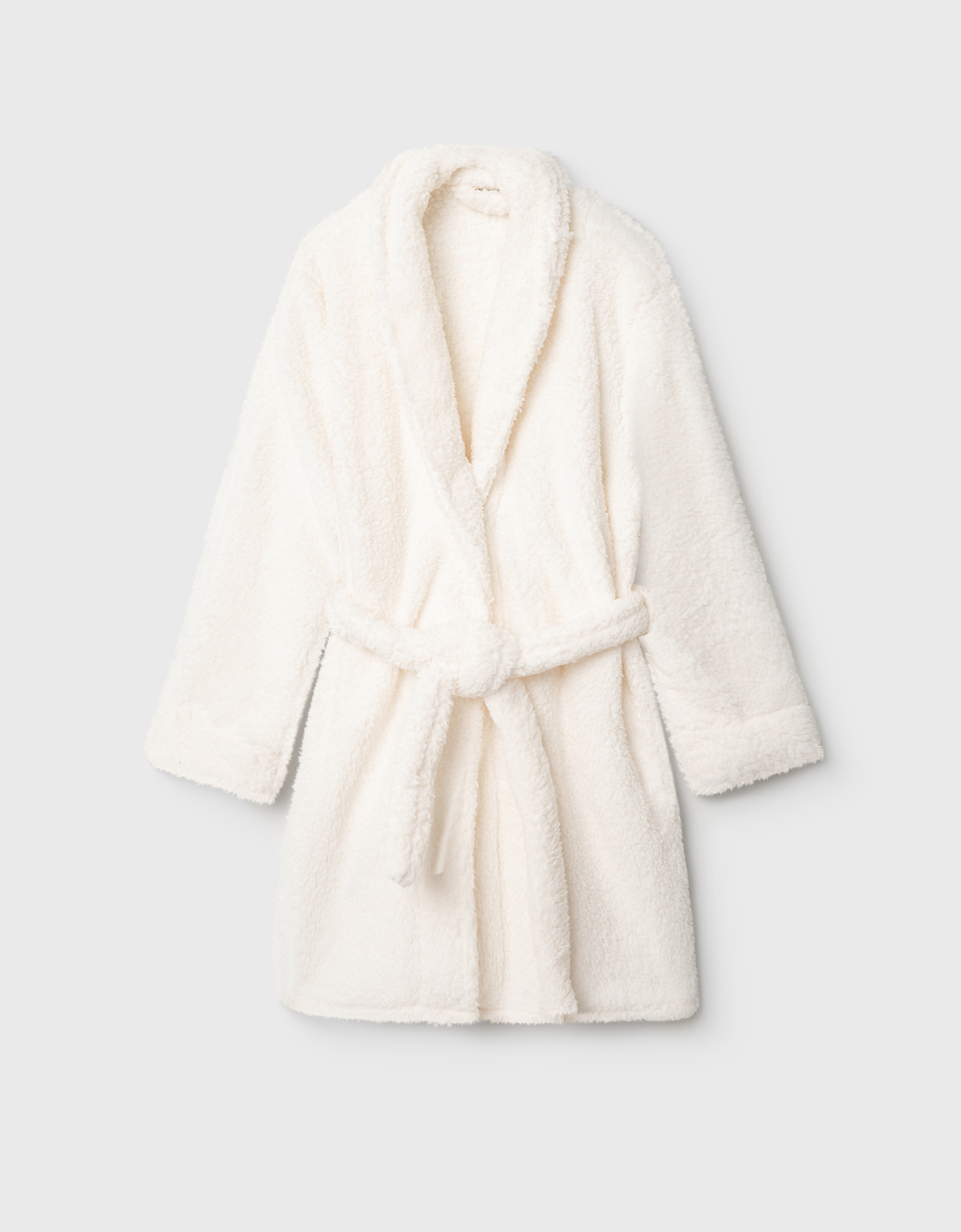 Robe for women, home, R. S, long sleeve, sherpa, milk, lola, image-6