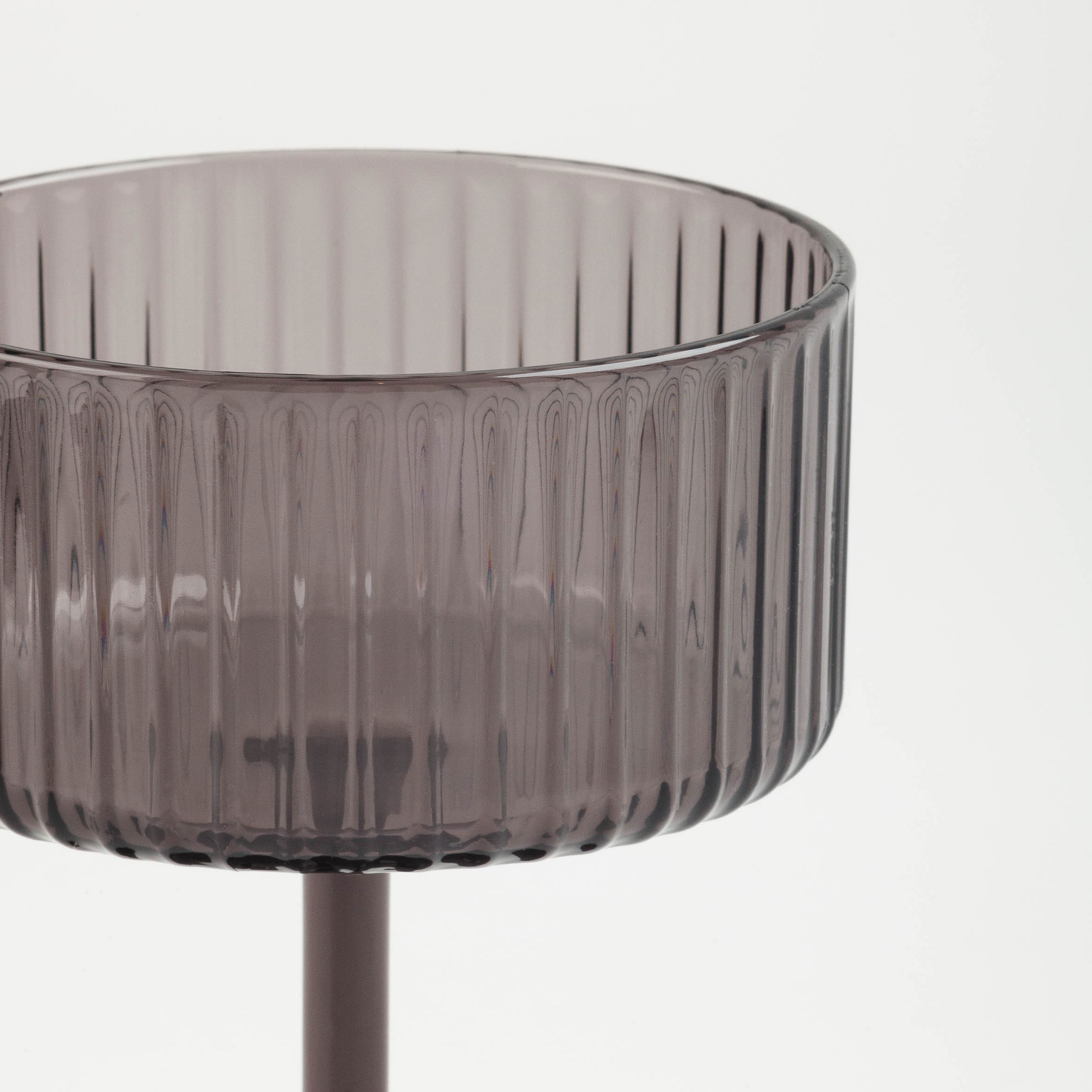 Drinking glass, 350 ml, acrylic, gray, Ribby